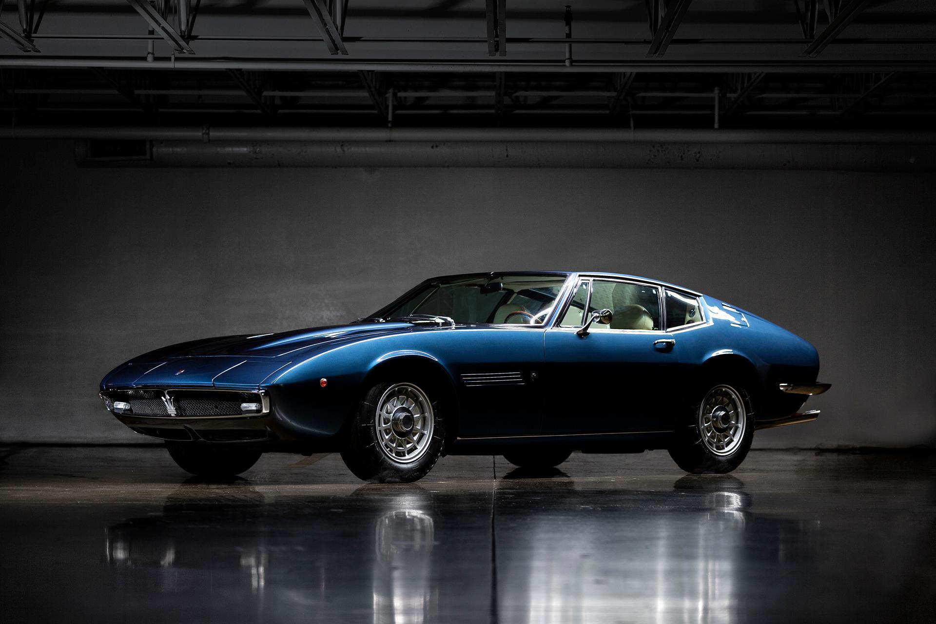 1972 Maserati Ghibli for Sale – Metallic Blue 4.9-Liter V8 Five-Speed