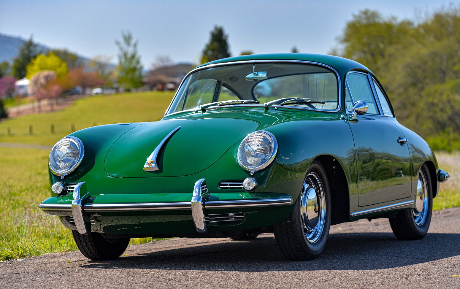 1965 Porsche 356C zu verkaufen – grüner luftgekühlter Klassiker