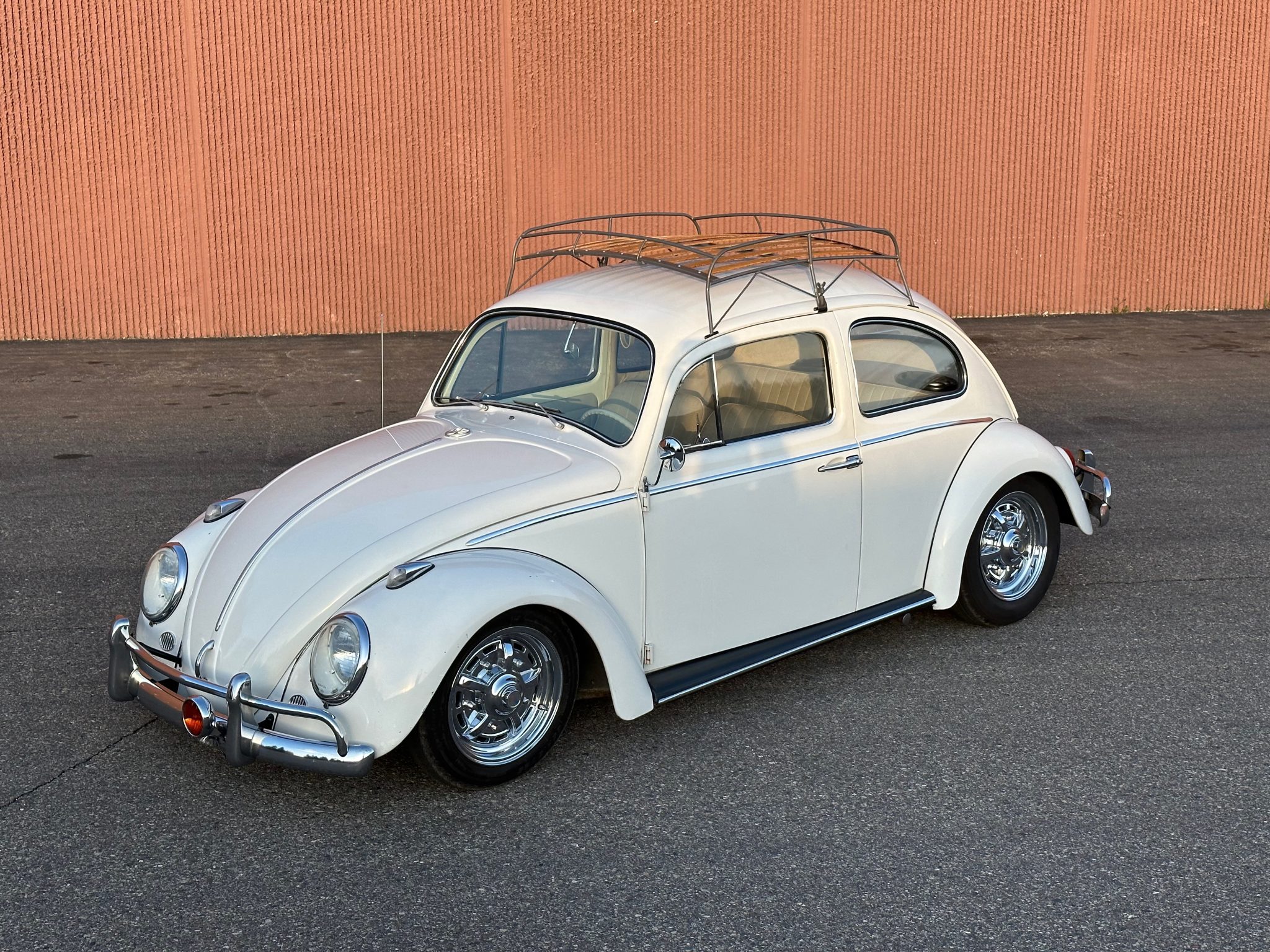 1963 Volkswagen Beetle (1958-1979) for Sale – White Air-Cooled Custom Classic