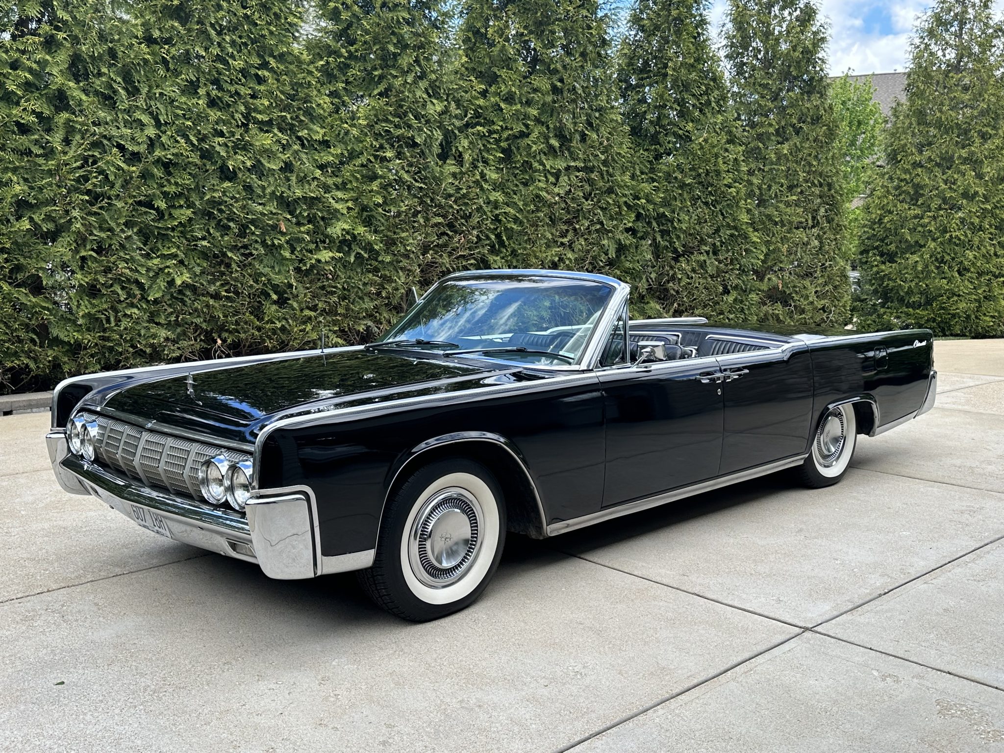 1964 Lincoln Continental (1961-1969) à vendre – Grand cabriolet V8 noir de luxe