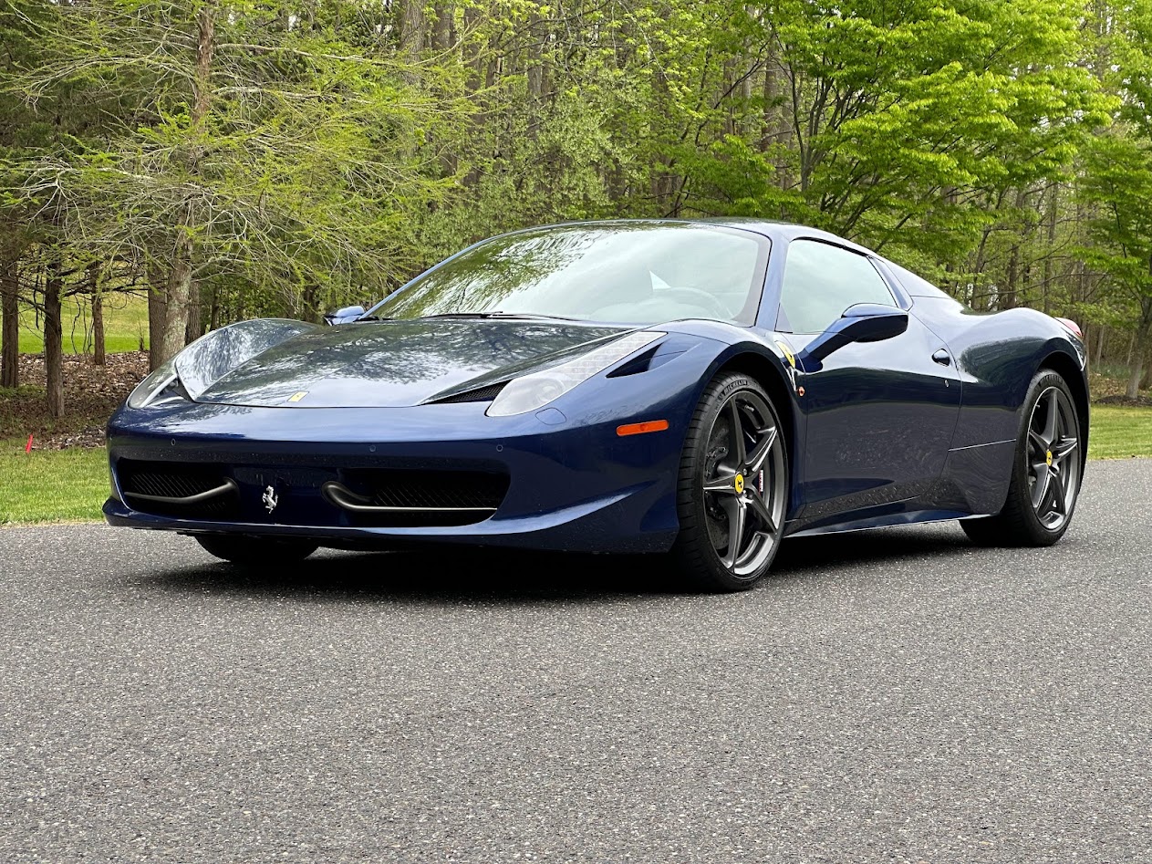 2013 Ferrari 458 for Sale – Blu Tour de France V8 Spider