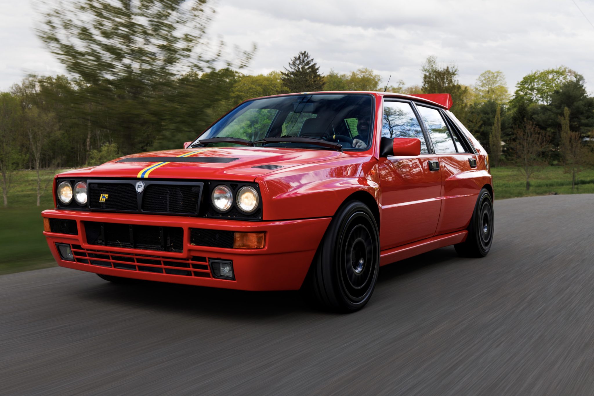 1994 Lancia Delta à vendre – Compacte turbo rouge à transmission intégrale