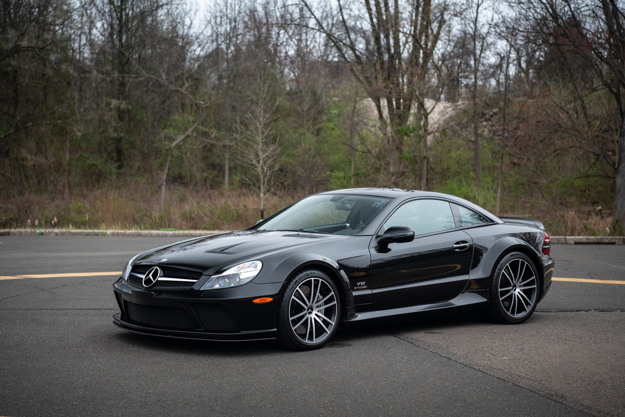2009 Mercedes-Benz R230 SL zu verkaufen – Schwarzer Biturbo-V12 Performance Roadster