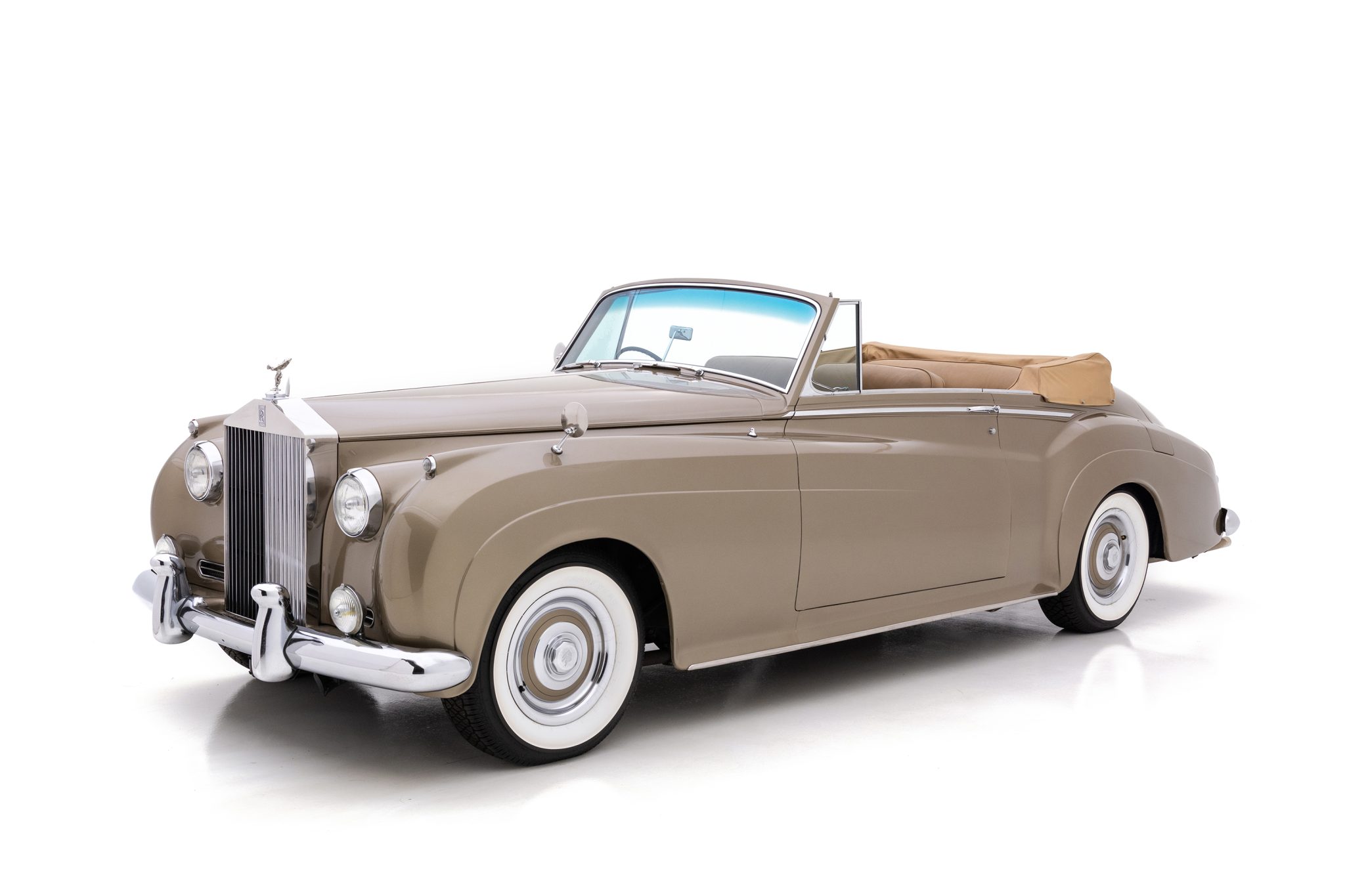 1962 Rolls-Royce Silver Cloud & Phantom V à vendre – Cabriolet Mulliner Gold à V8