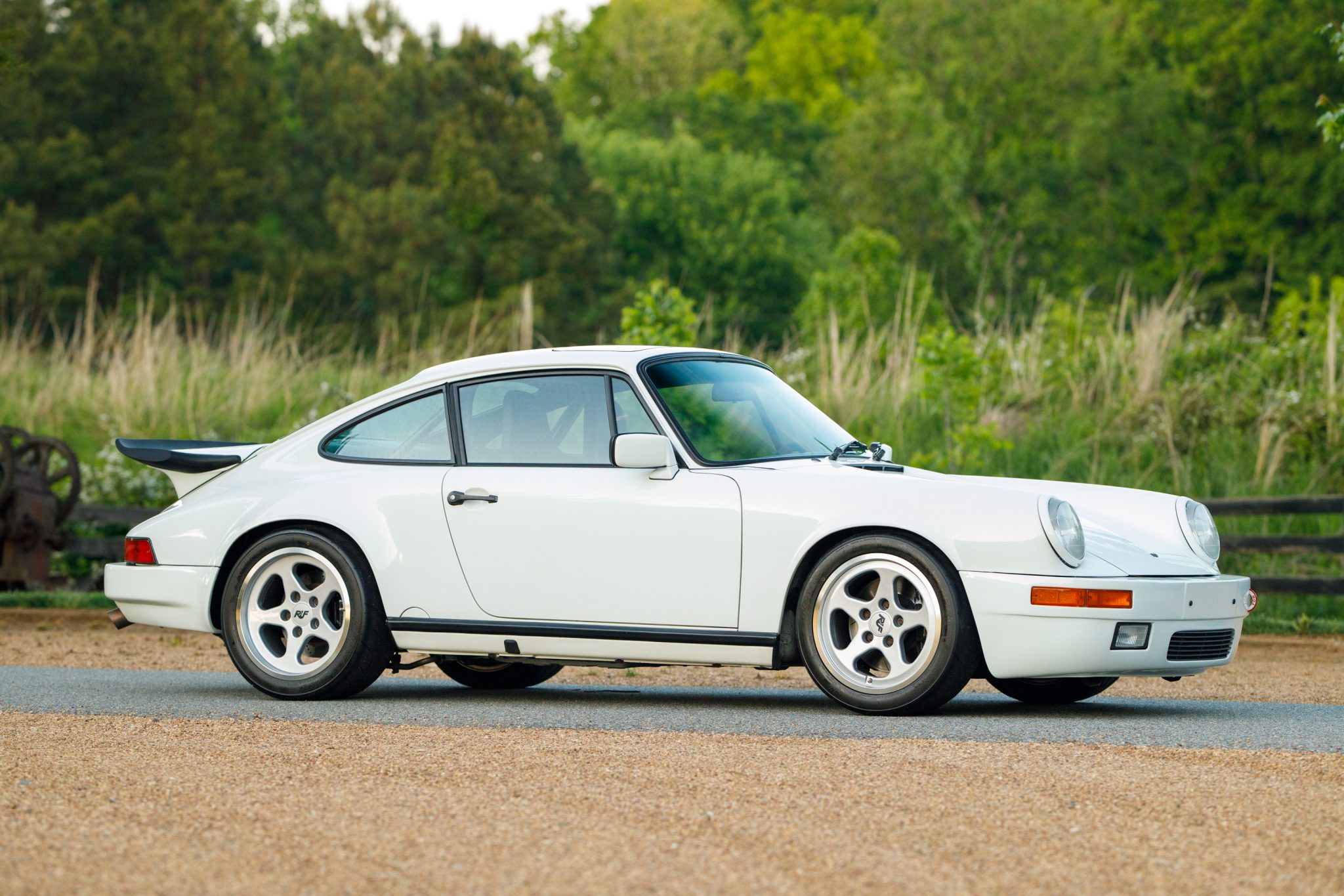1987 Porsche 911 Carrera 3.2 for Sale – Grand Prix White Protomotive Turbo G50 Coupe