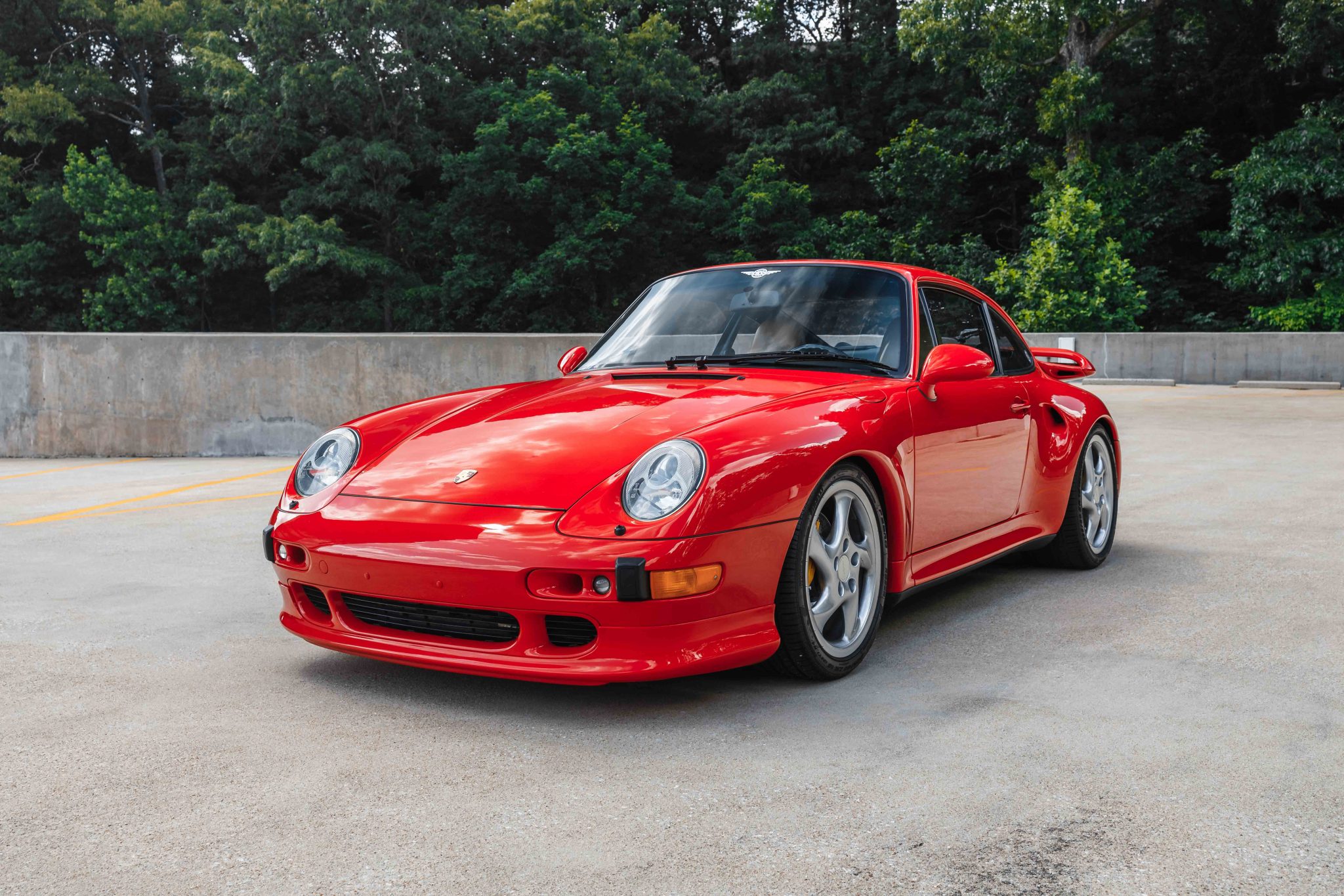 1997 Porsche 993 Turbo zu verkaufen – Guards Red Biturbo mit Allrad und Handschaltung