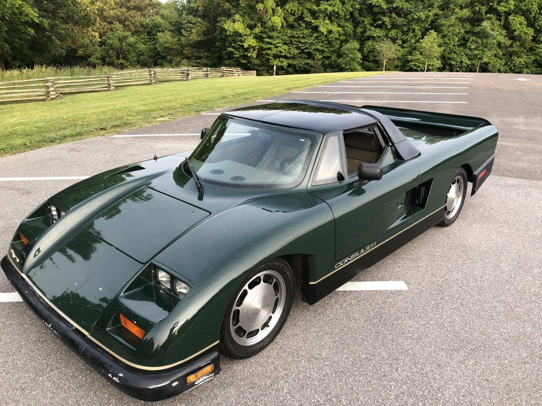 1991 Mosler Consulier GTP à vendre – Sportive Green turbo à cinq rapports