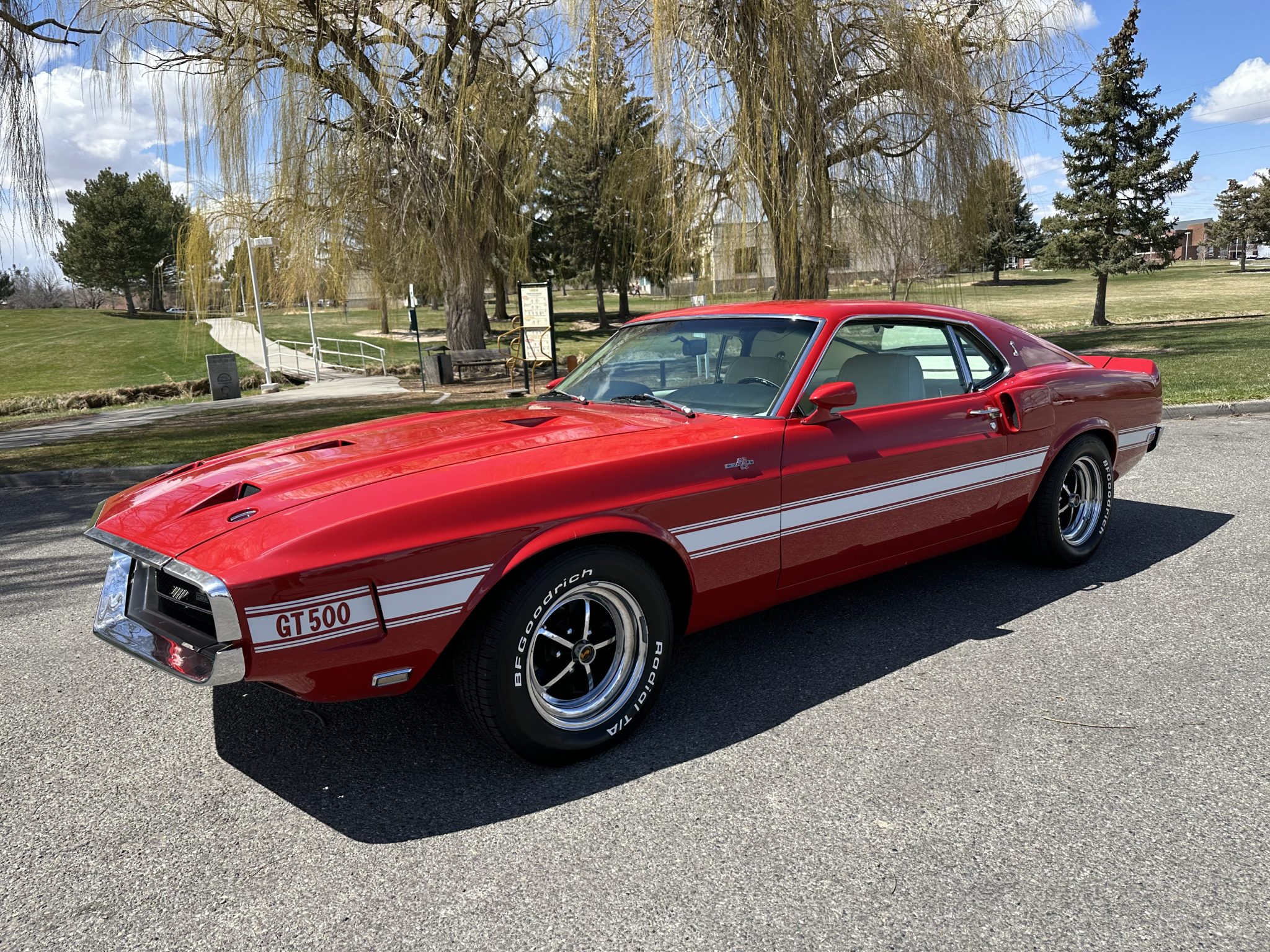 1969 Shelby Mustang GT350 & GT500 for Sale – Red 428ci Cobra Jet Automatic Muscle Car