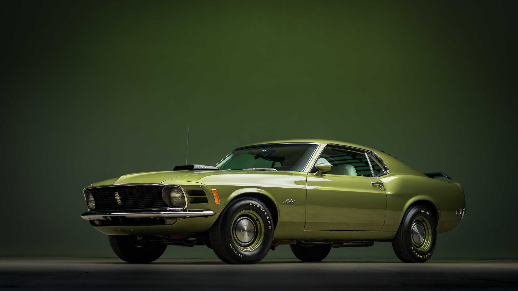 1970 Ford Mustang 1969-1973 for Sale – Lime Metallic 428 Super Cobra Jet Four-Speed