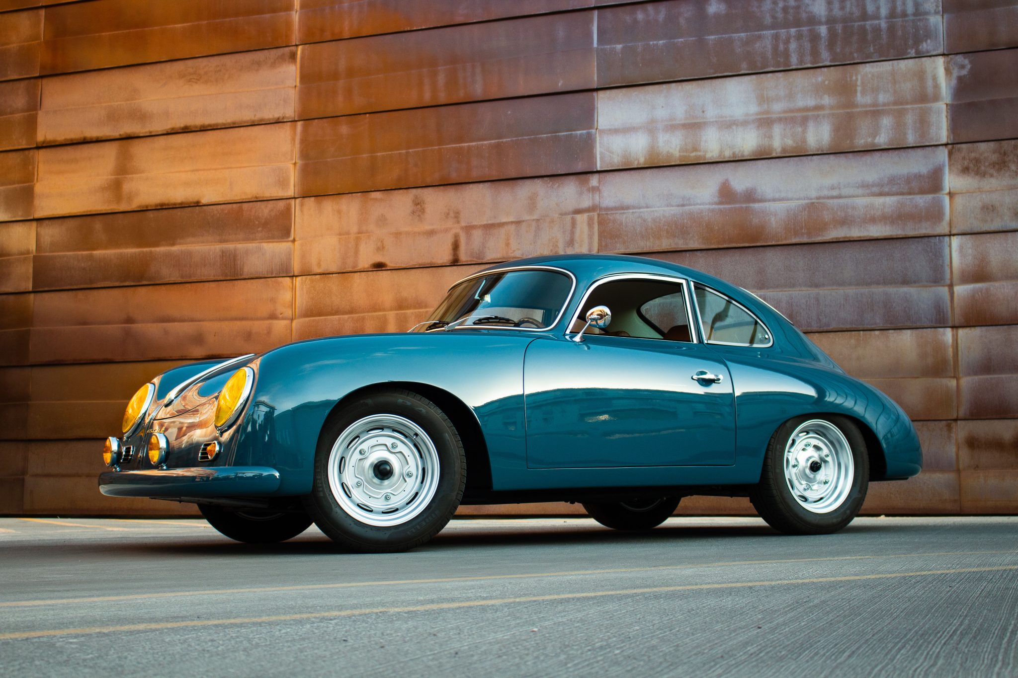 1957 Porsche 356 Replica zu verkaufen – Blauer Subaru-Boxer Roadster mit Fünfgang