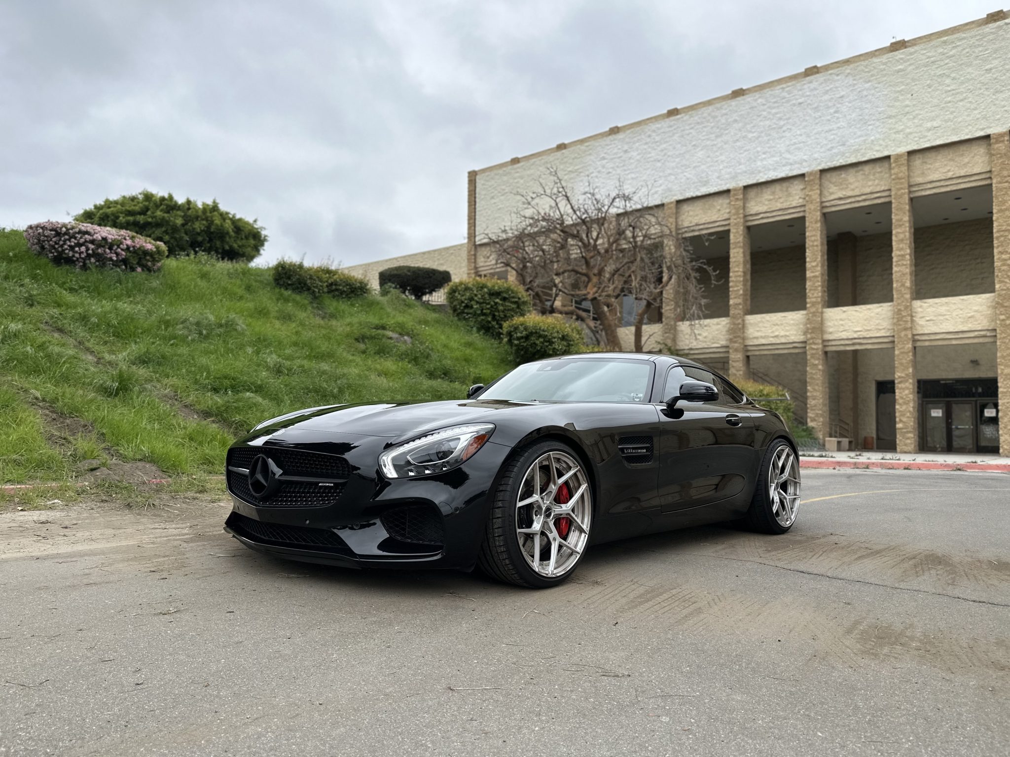 2016 Mercedes-Benz AMG GT à vendre – Coupé Black V8 biturbo sur Brixton Forged