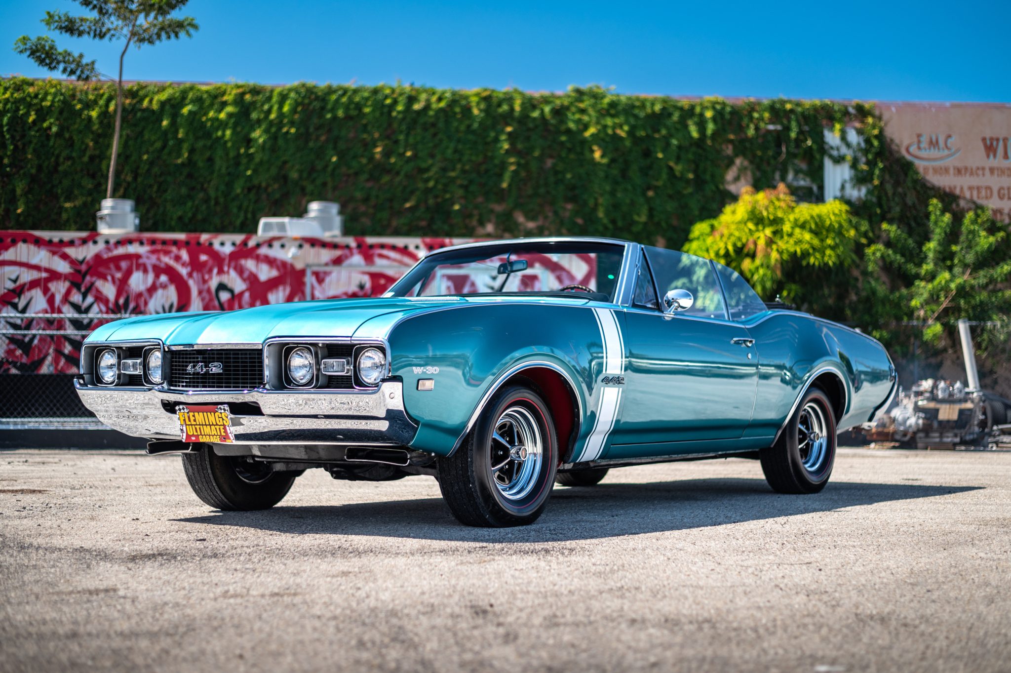 1968 Oldsmobile 442 for Sale – Turquoise 400ci V8 Four-Speed Convertible