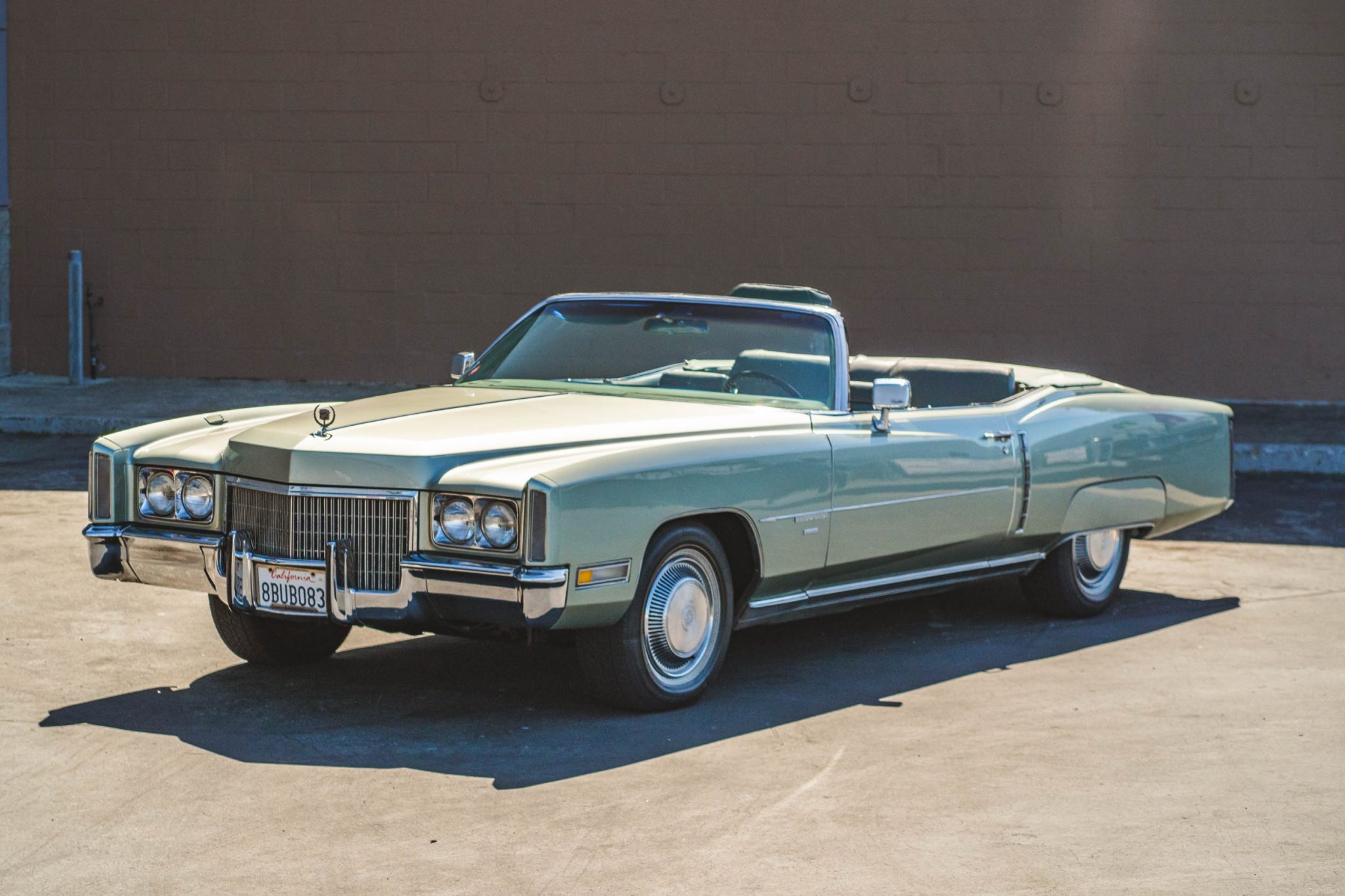1971 Cadillac Eldorado (1971-1978) à vendre – Cabriolet Green V8 8,2 litres