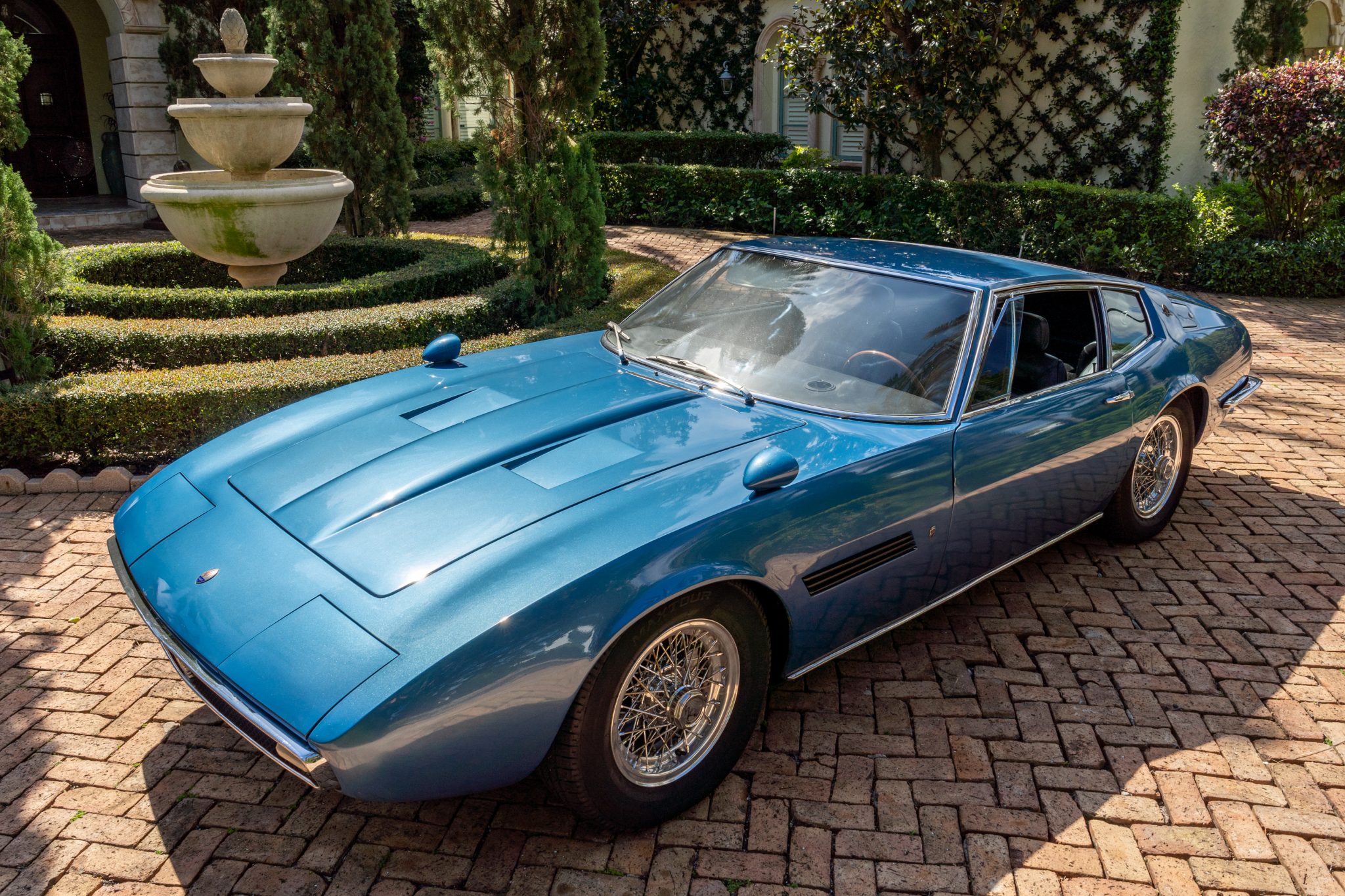 1968 Maserati Ghibli for Sale – Blue Metallic Quad-Cam V8 Grand Tourer