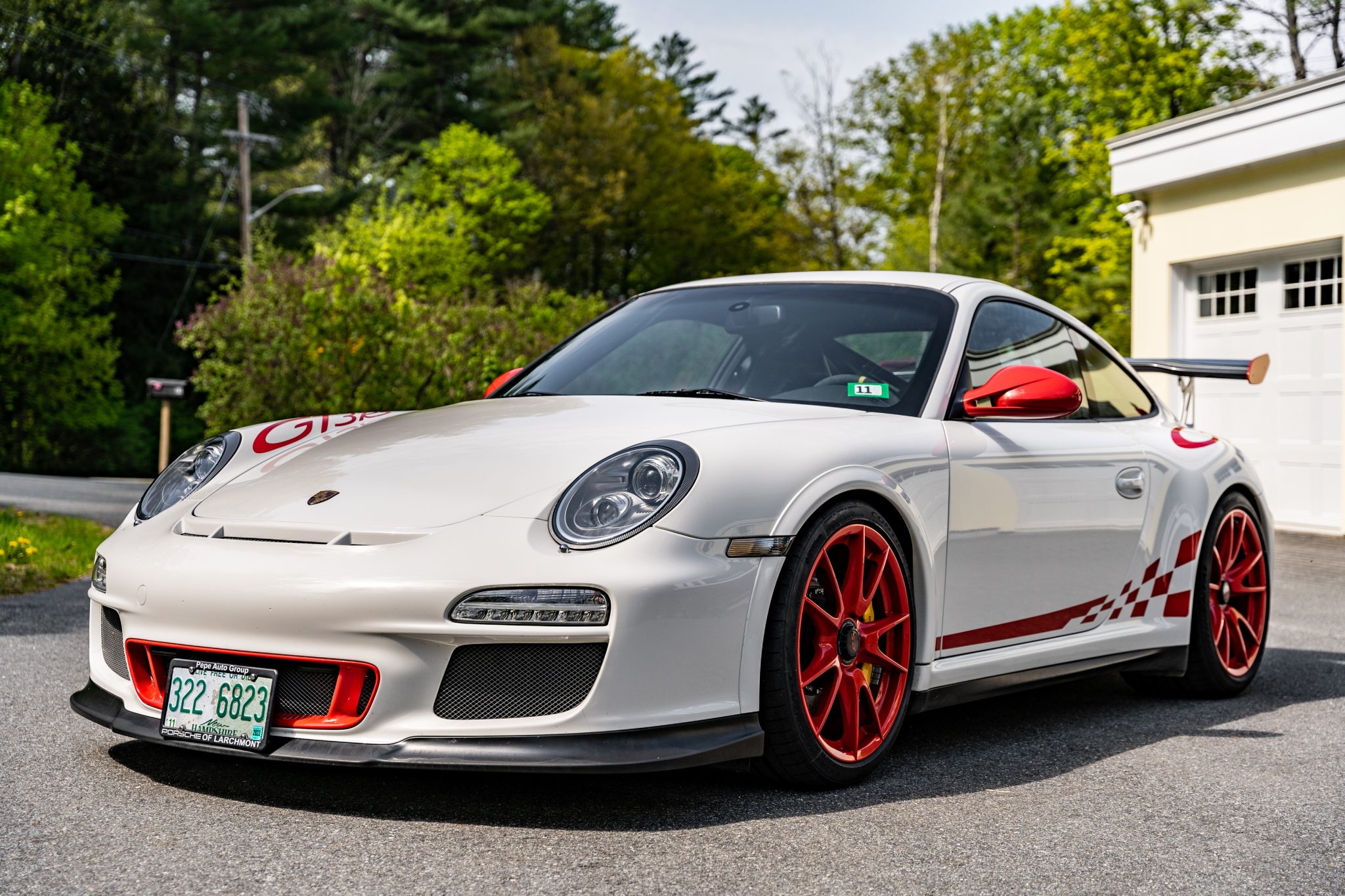 2010 Porsche 997 GT3 zu verkaufen – Carrara White Mezger GT3 mit Sechsgang