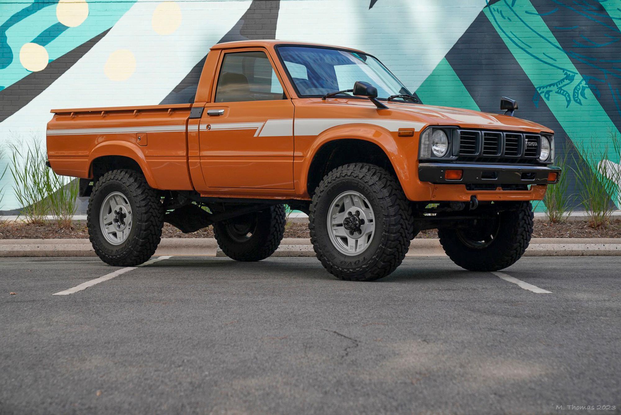 1980 Toyota Pickup (N30/N40 1978-1983) zu verkaufen – Orange Viergang-4x4