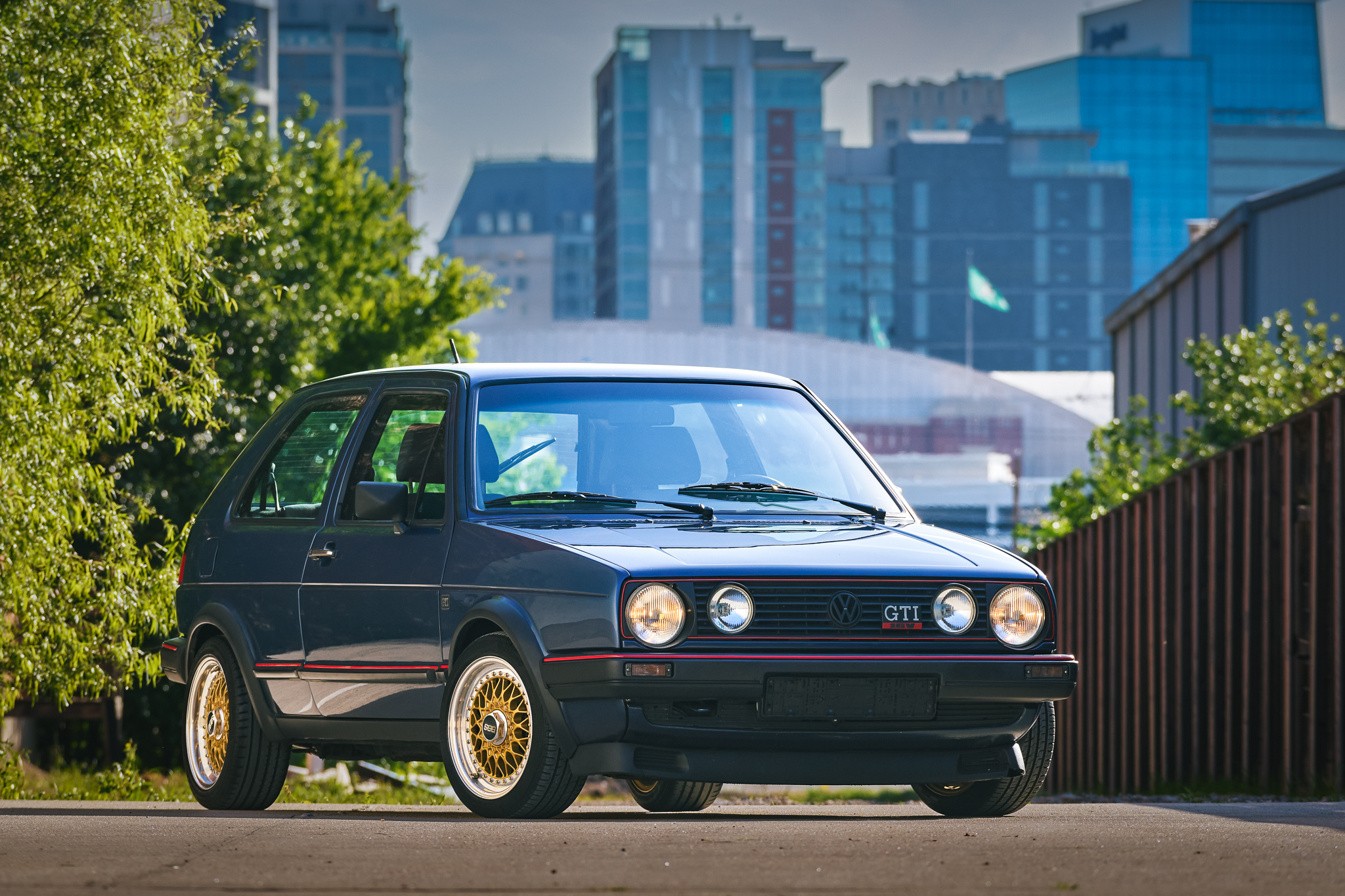 1987 Volkswagen GTI Mk2 for Sale – Blue Supercharged 16-Valve Five-Speed Hot Hatch