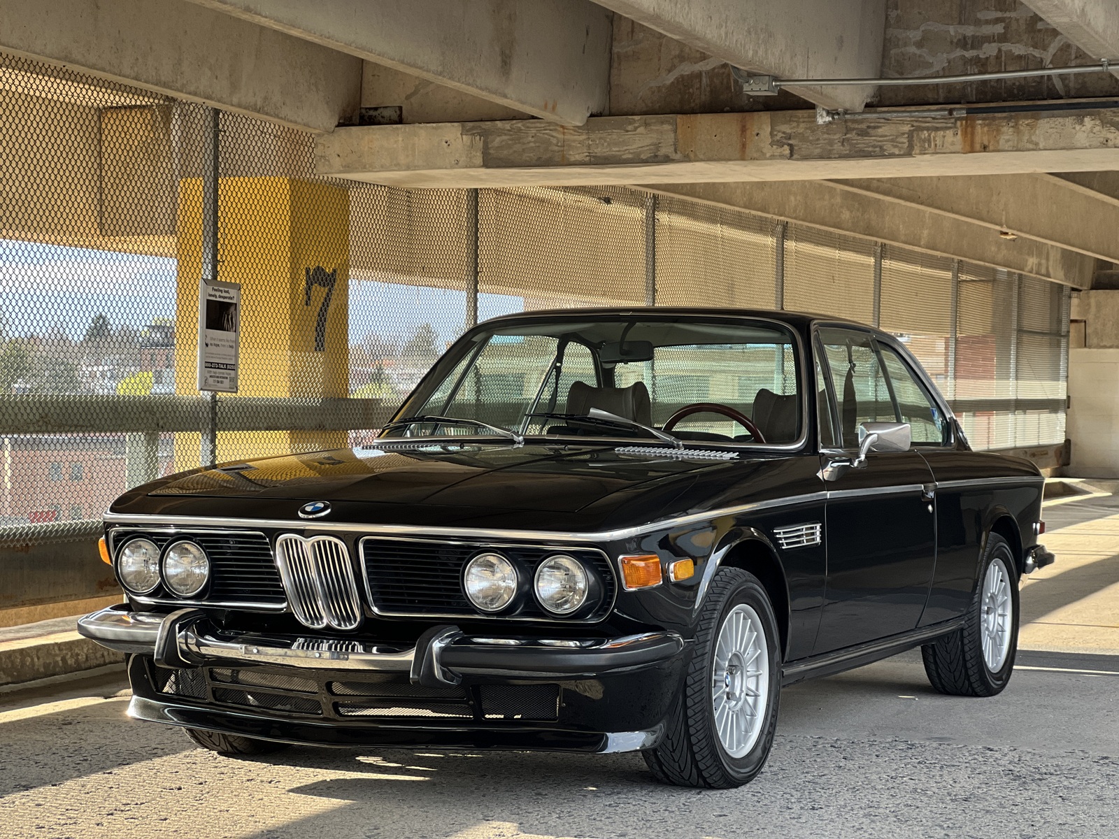 1973 BMW E9 Coupe à vendre – Grand tourisme Black M30 automatique