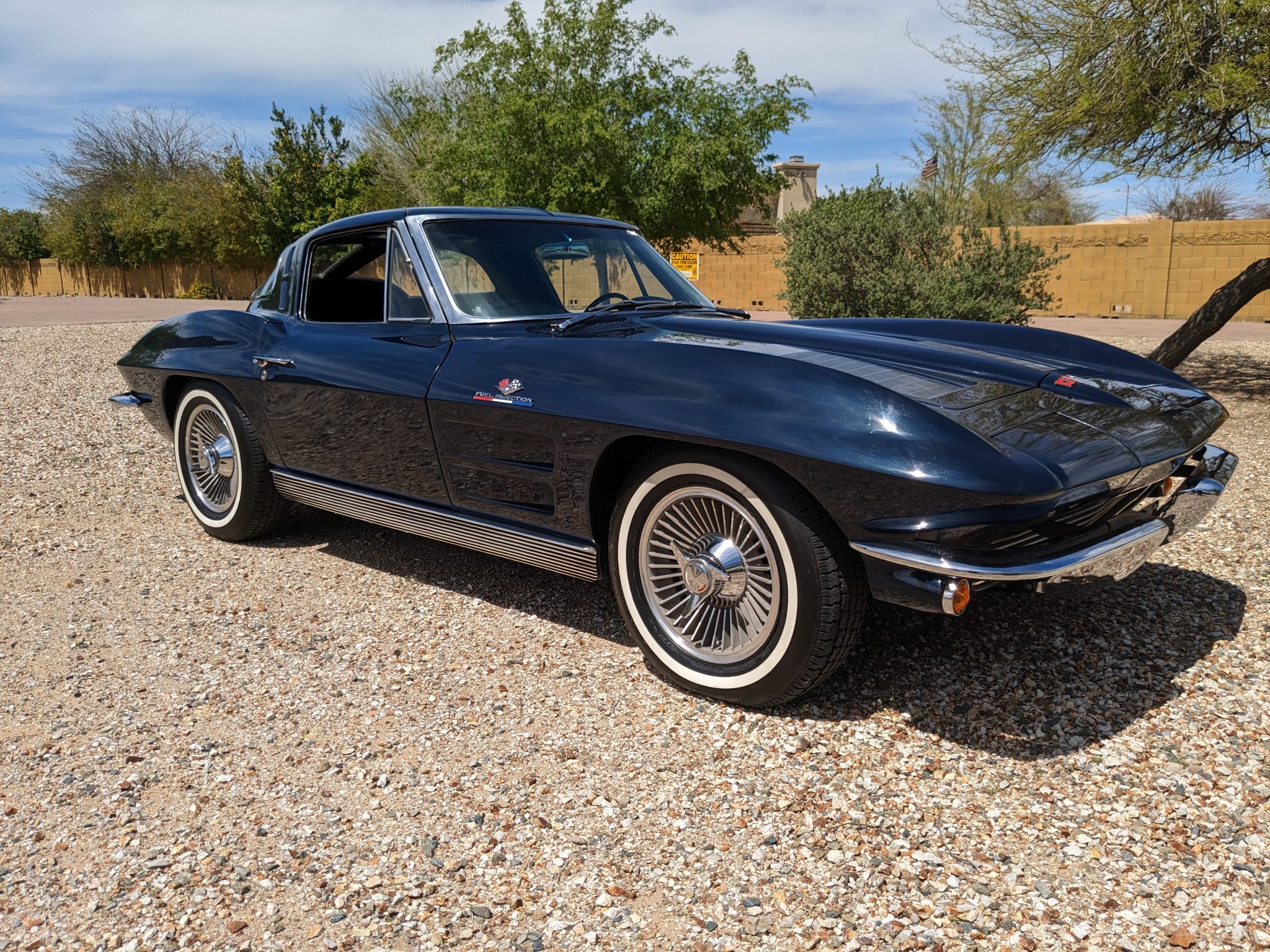 1963 Chevrolet Corvette C2 zu verkaufen – Daytona Blue mit Einspritzung und Viergang