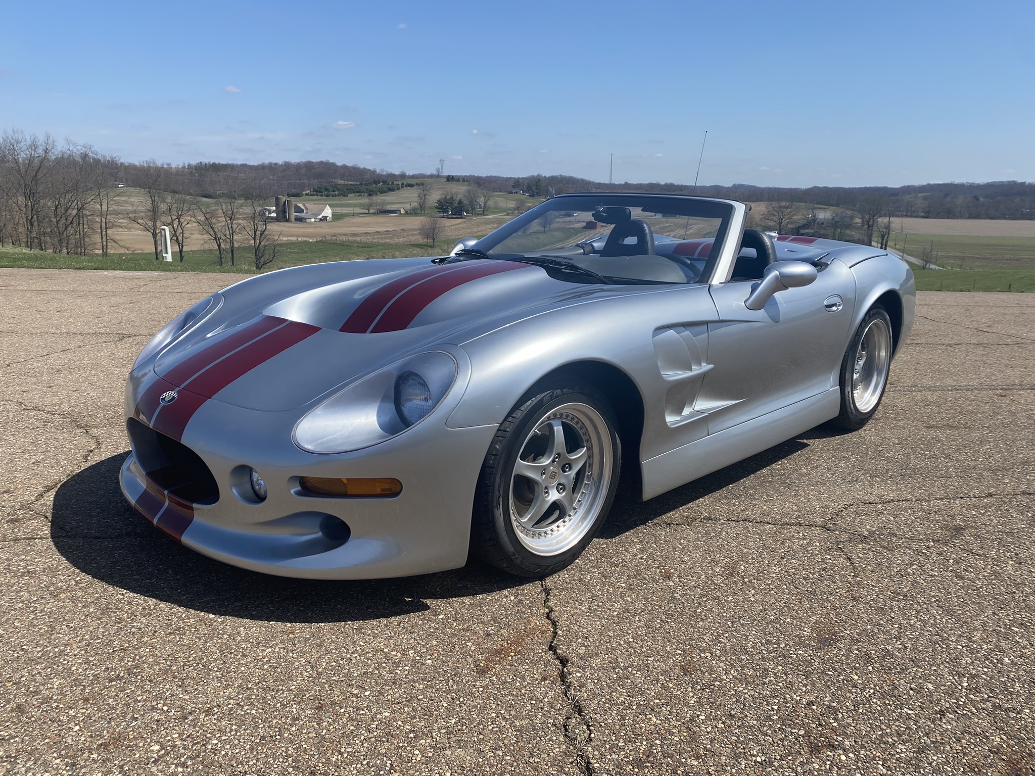 1999 Shelby Series 1 zu verkaufen – Centennial Silver V8-Roadster mit Sechsgang