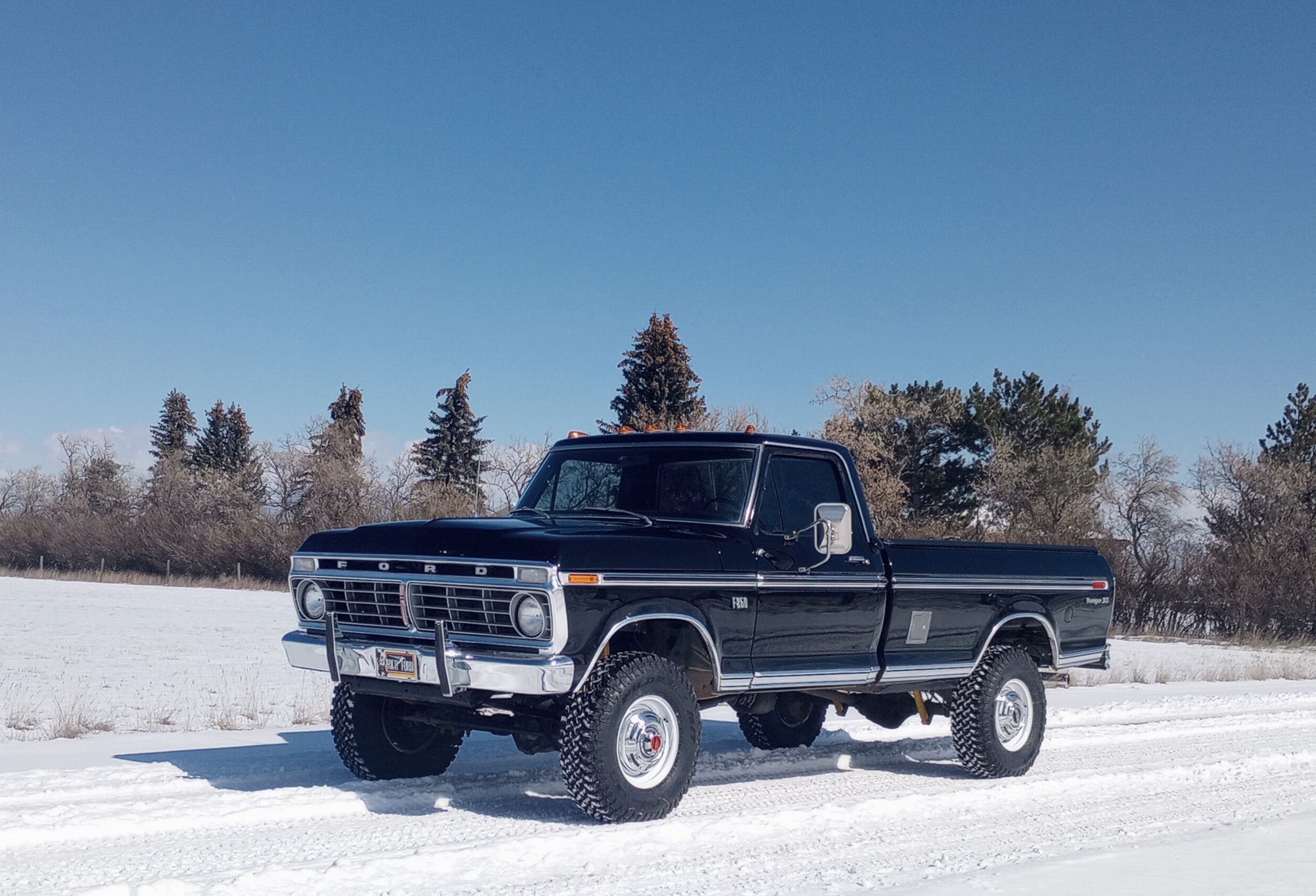 1973 Ford F-Series 1973-1979 à vendre – Pick-up Black V8 390 à quatre rapports