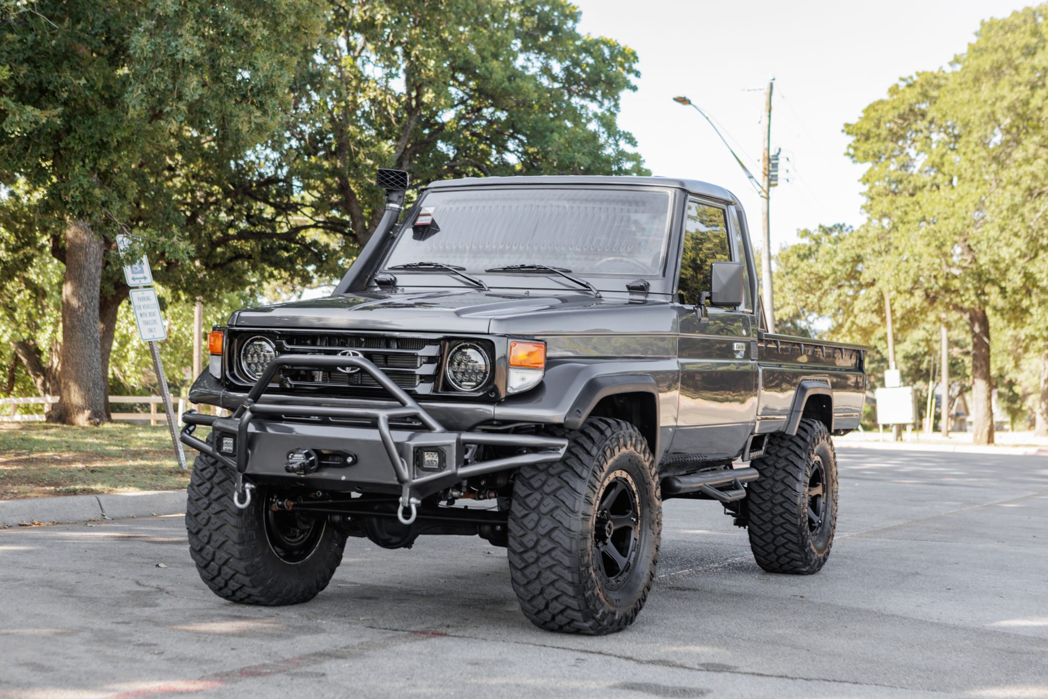 1992 Toyota Land Cruiser 70-Series zu verkaufen – Gray Turbo-Fünfgang 4x4