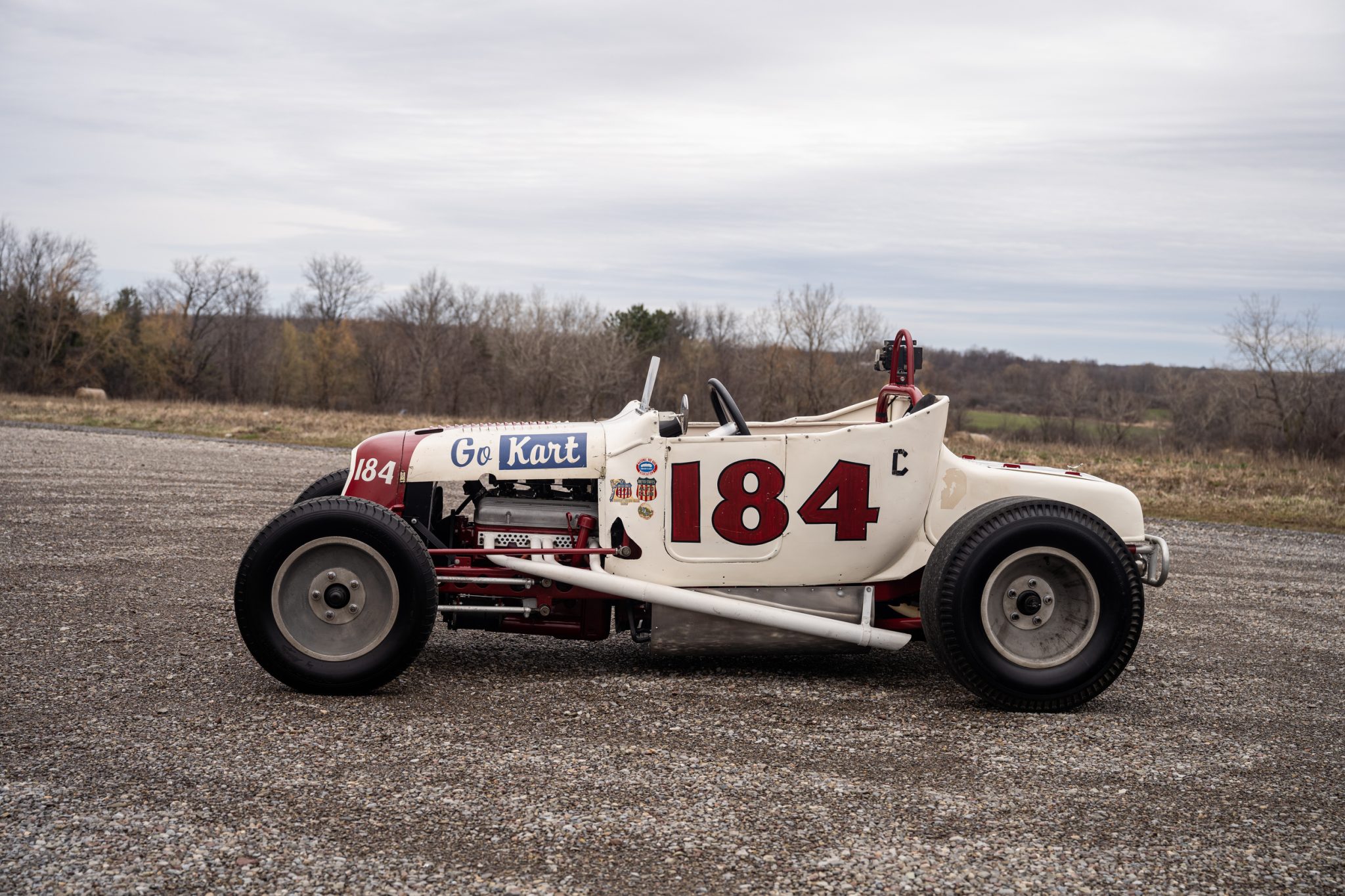 1925 Ford Hot Rod à vendre – Roadster V8 historique White et Red