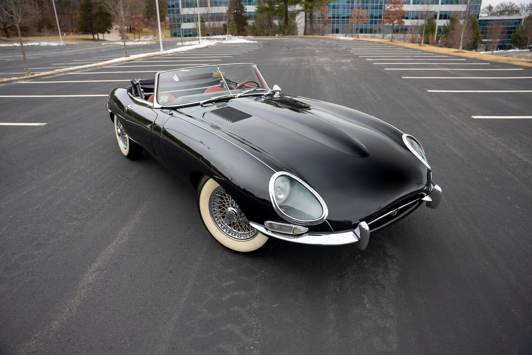 1964 Jaguar XKE Series I zu verkaufen – Black Roadster mit 3,8-Liter-Reihensechszylinder