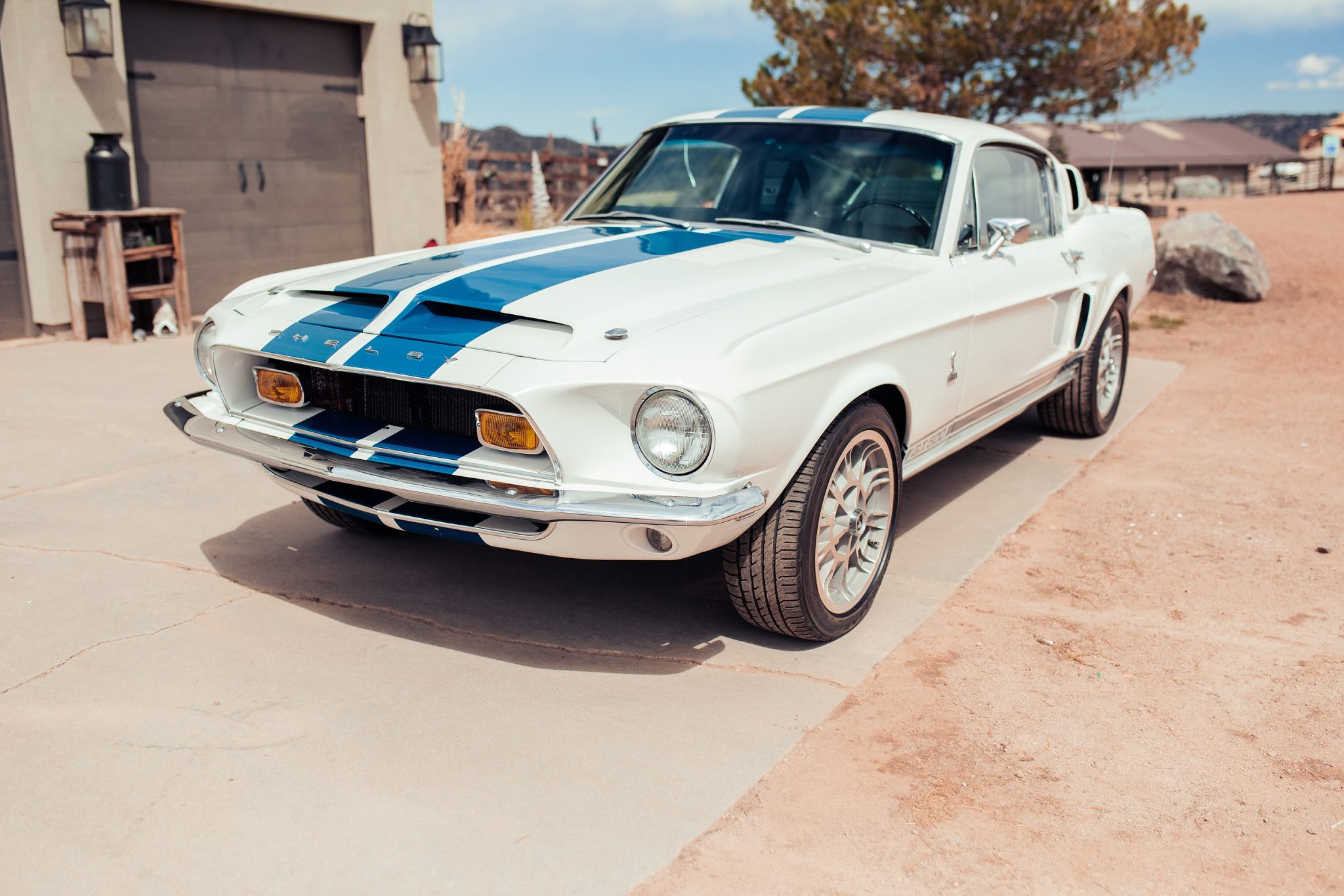 1968 Shelby Mustang GT350 & GT500 zu verkaufen – White 482ci V8 Fastback mit Fünfgang