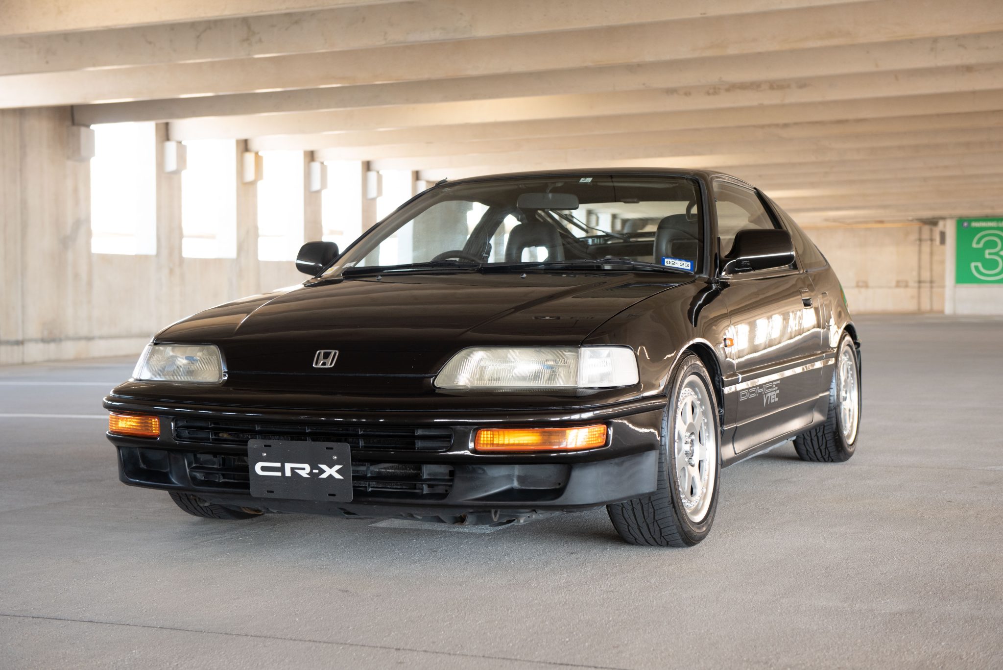 1991 Honda CRX à vendre – Black B16A VTEC à cinq rapports