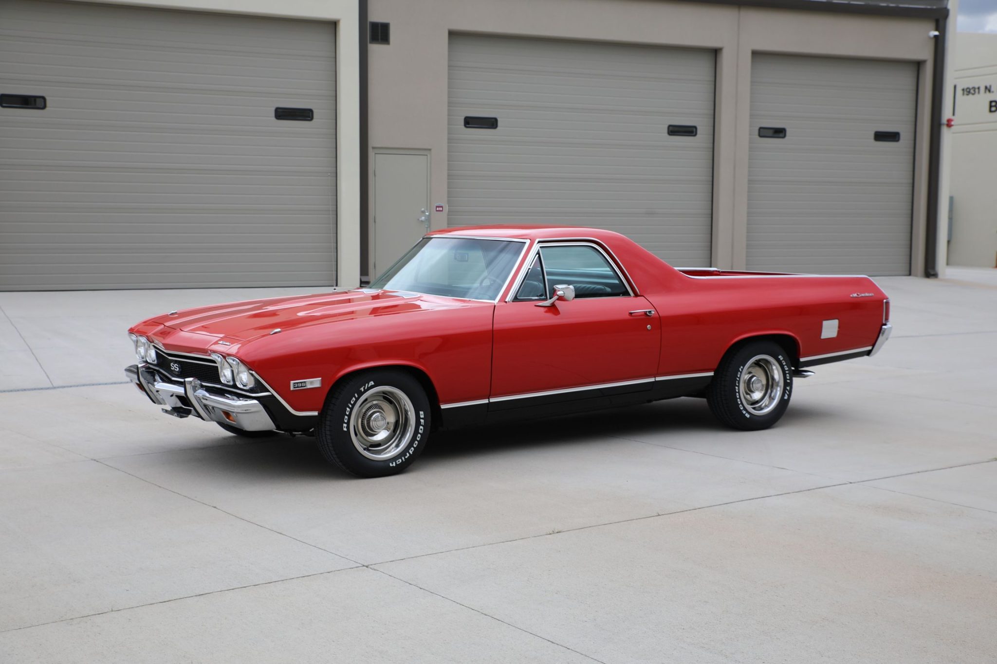 1968 Chevrolet El Camino zu verkaufen – Red 396 V8 mit Viergang-Handschaltung