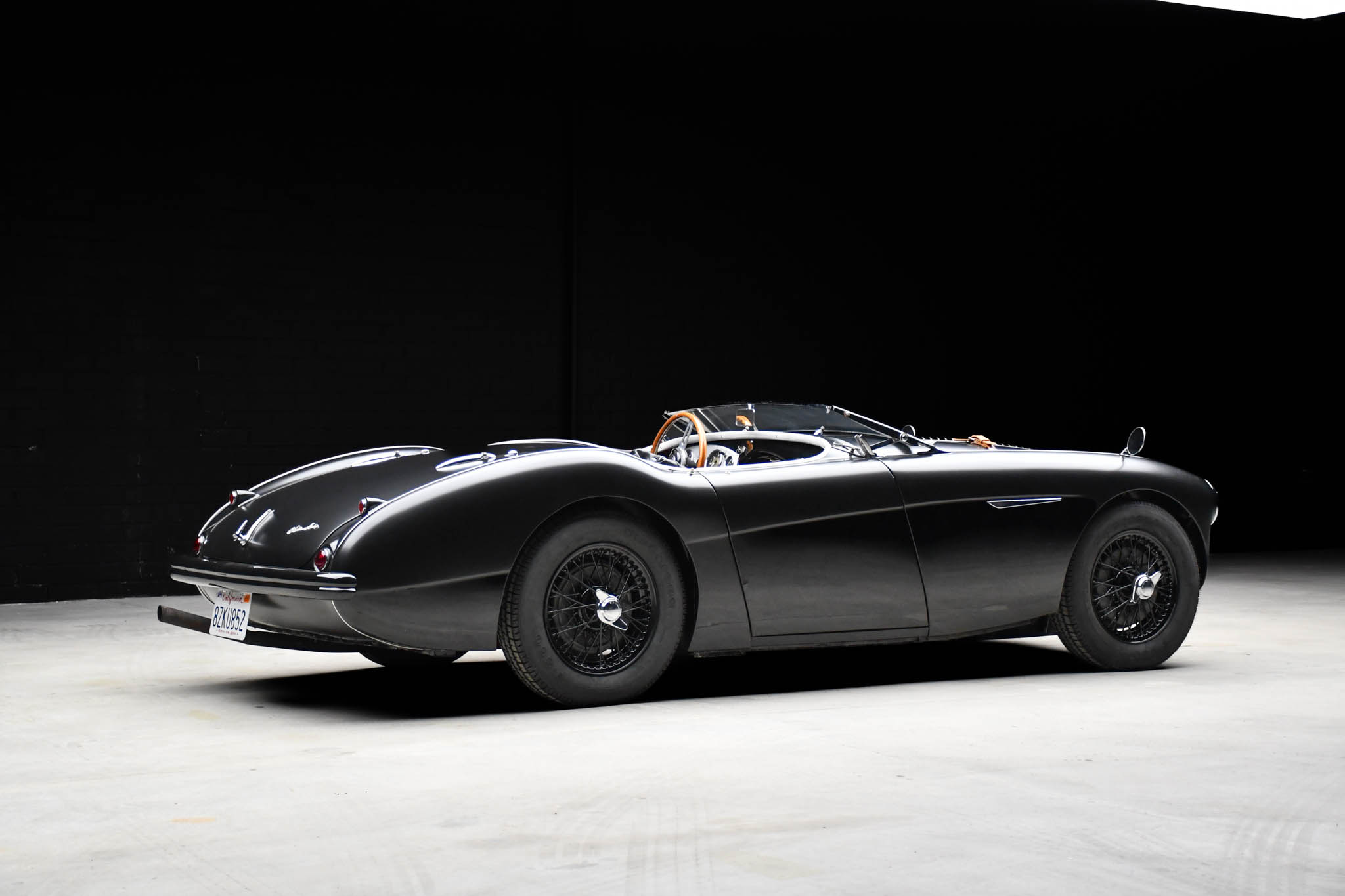 1956 Austin-Healey 100 for Sale – Black Le Mans Four-Speed Overdrive Roadster