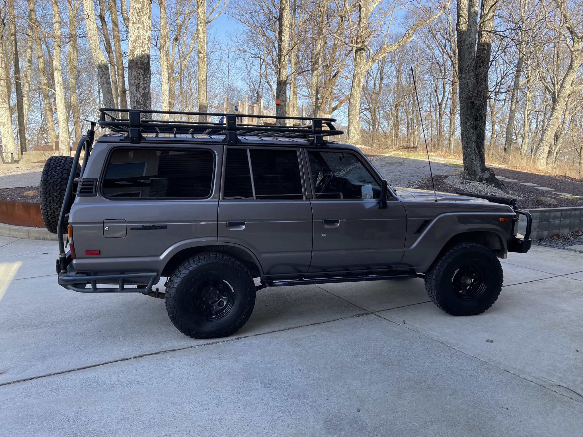 1988 Toyota Land Cruiser 60-Series à vendre – 4x4 Gray 4,0 litres préparé aventure