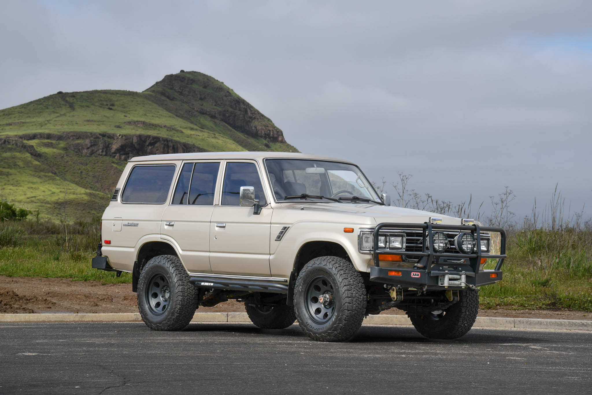 1989 Toyota Land Cruiser 60-Series zu verkaufen – Beige Vortec-V8 Offroad-Umbau