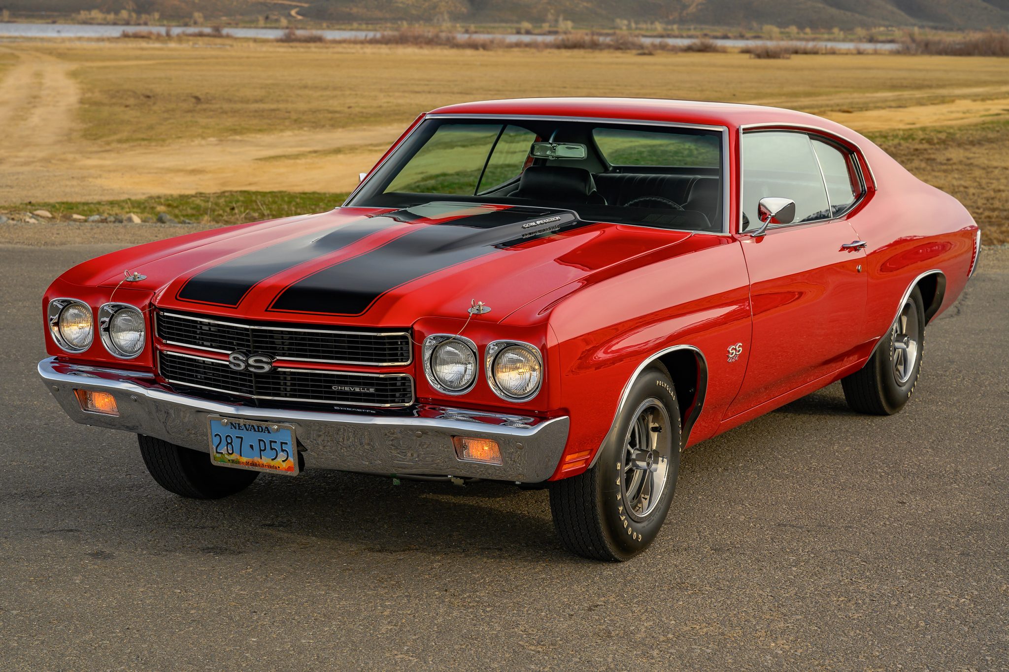 1970 Chevrolet Chevelle à vendre – Red V8 454ci à boîte manuelle quatre rapports