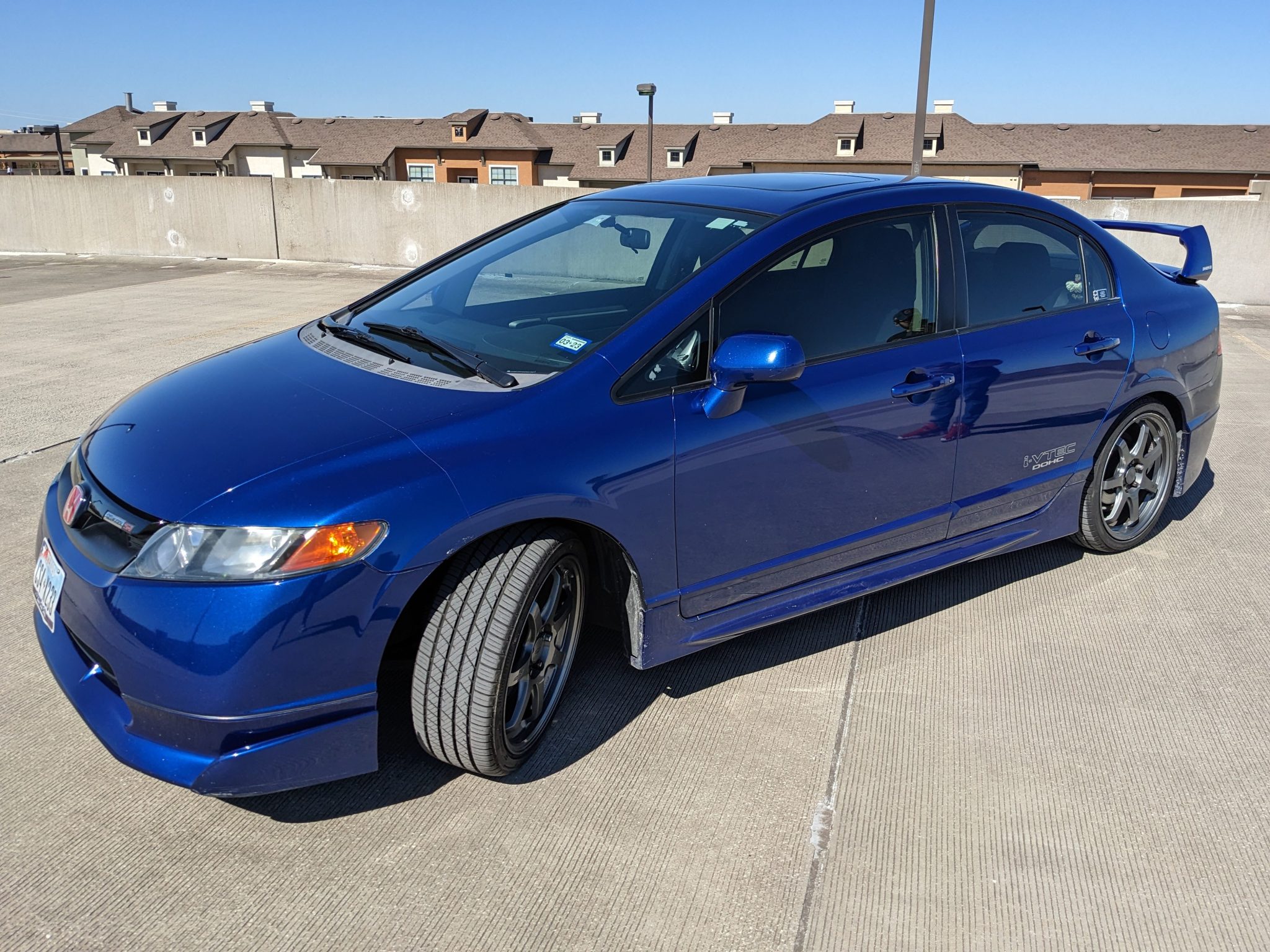 2008 Honda Civic Si à vendre – Fiji Blue Pearl Mugen à six rapports