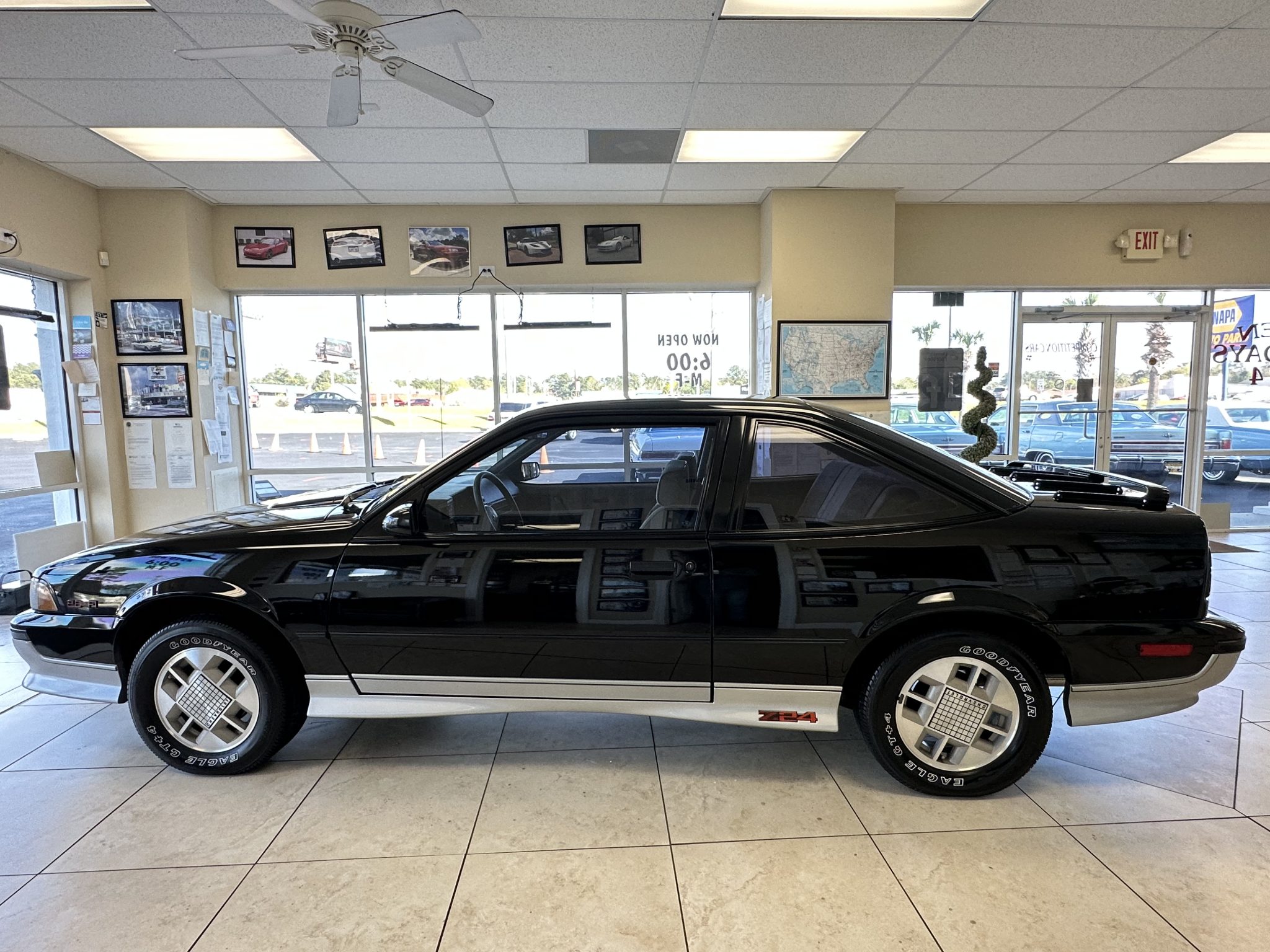 1988 Chevrolet Cavalier for Sale – Black and Silver V6 Five-Speed Coupe