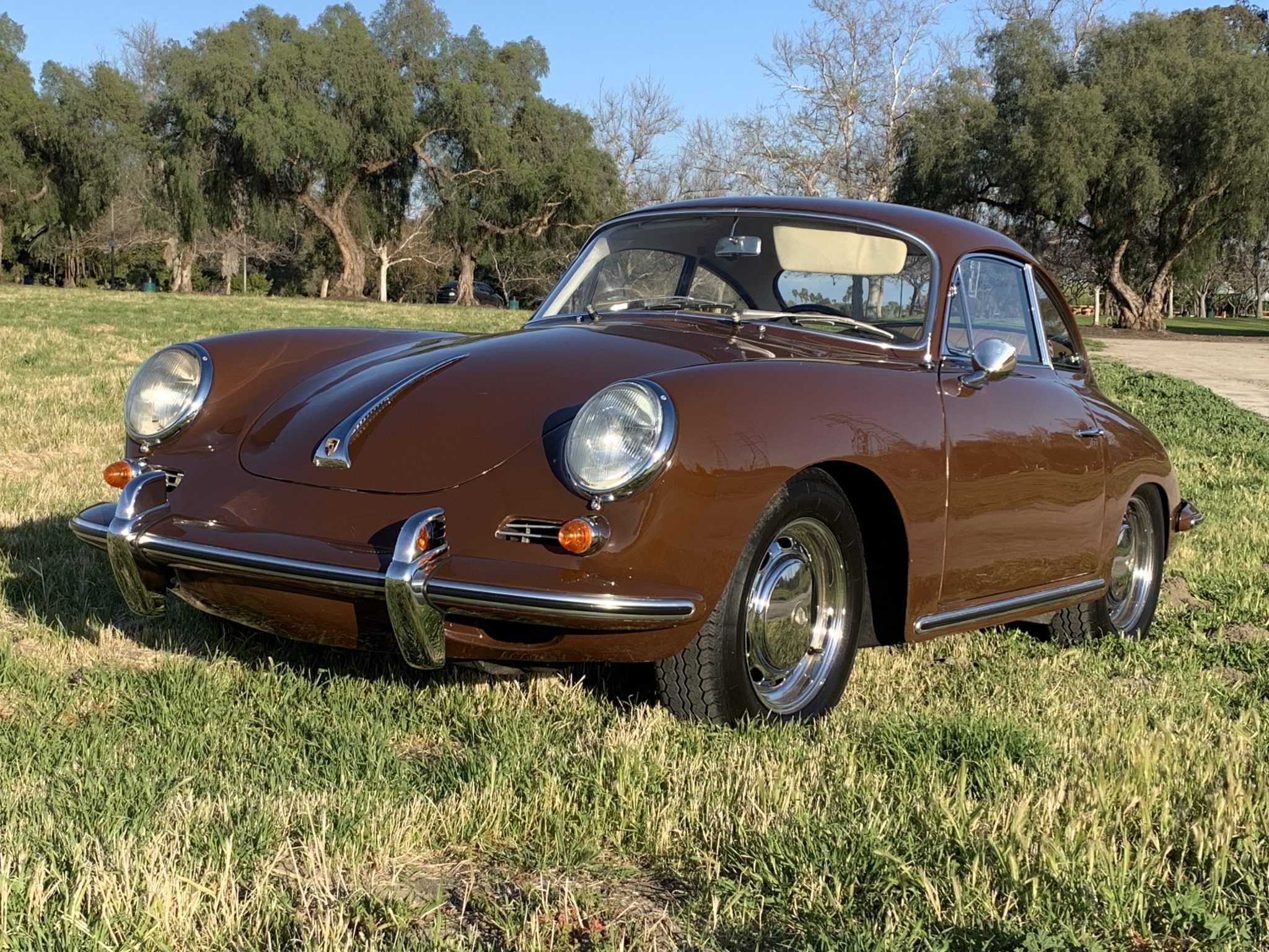 1964 Porsche 356C for Sale – Brown Flat-Four Four-Speed Classic