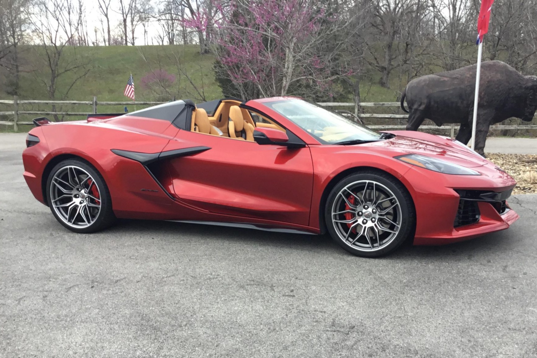 2023 Chevrolet Corvette C8 zu verkaufen – Red Mist LT6 V8 Cabriolet