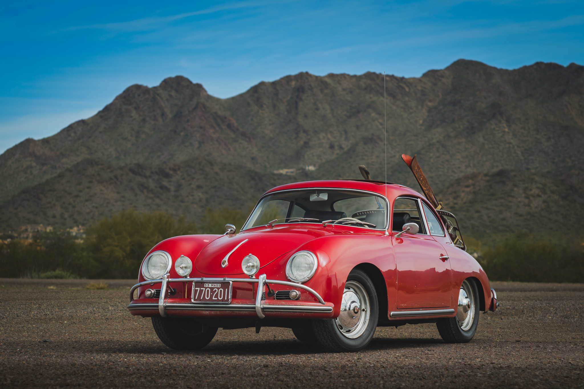 1959 Porsche 356A for Sale – Ruby Red Four-Speed Classic