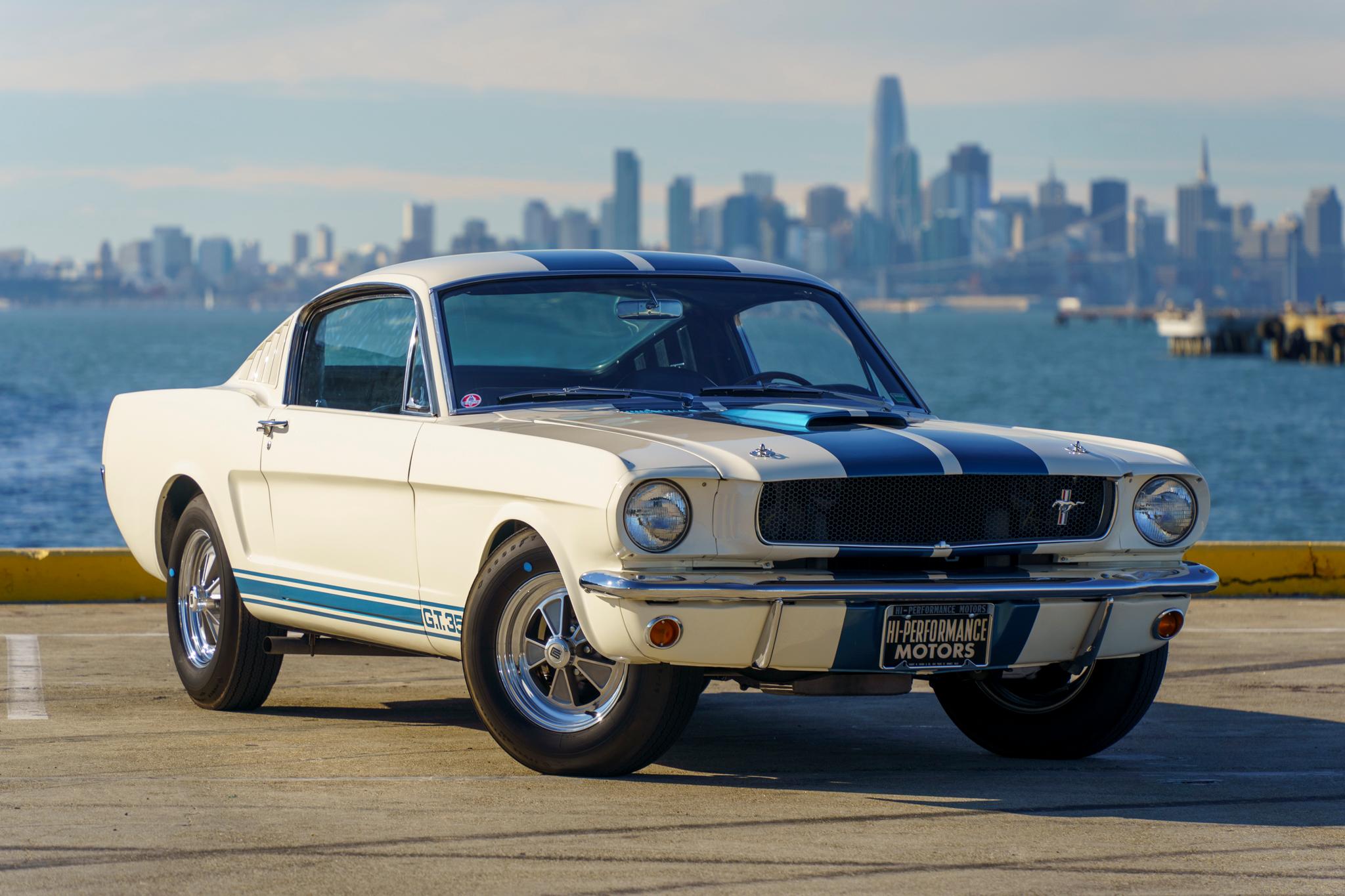 1965 Shelby Mustang GT350 & GT500 zu verkaufen – Wimbledon White HiPo V8 mit Viergang