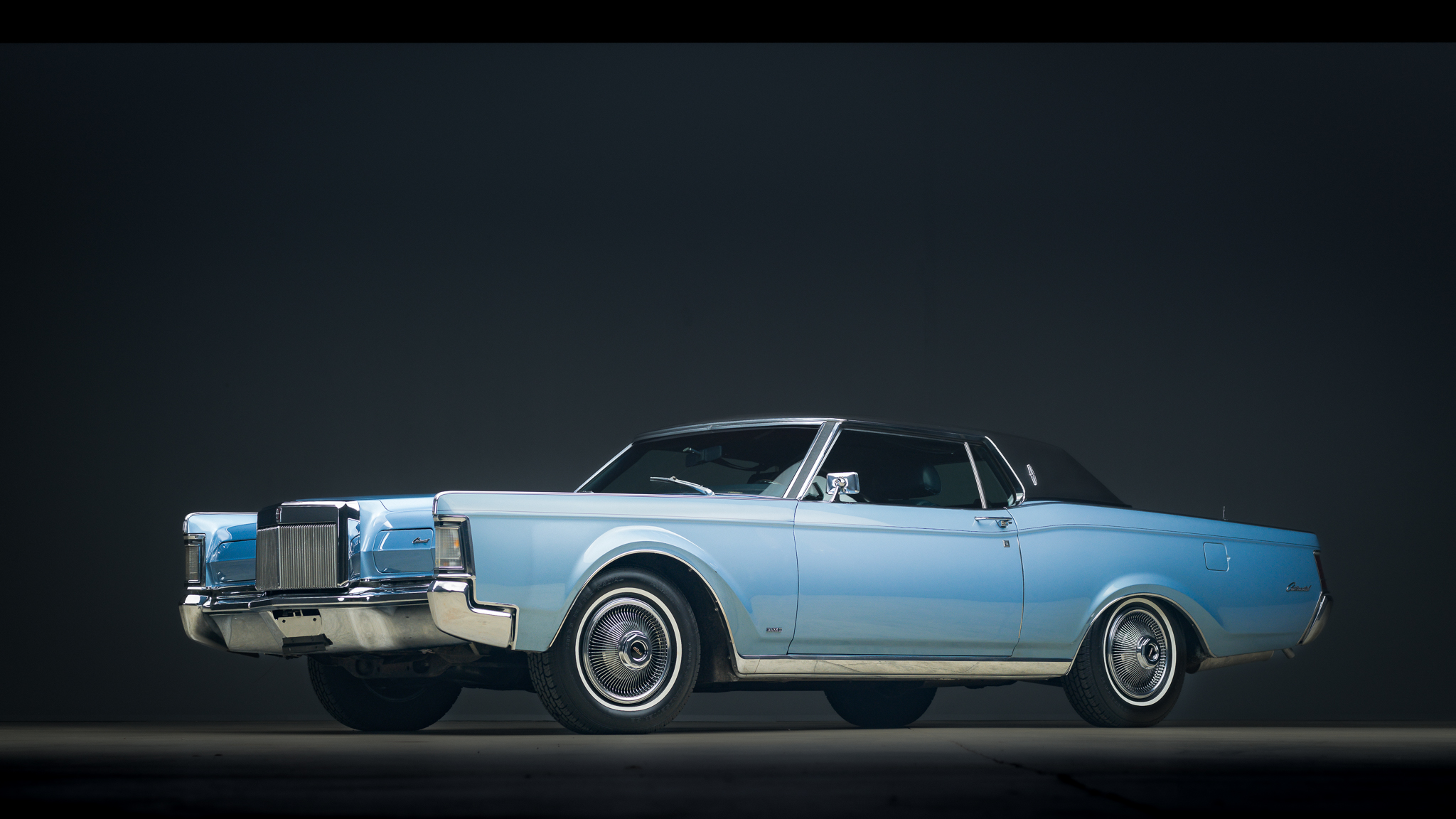 1969 Lincoln Continental Mark III (1969-1971) zu verkaufen – Medium Blue Metallic 460ci V8