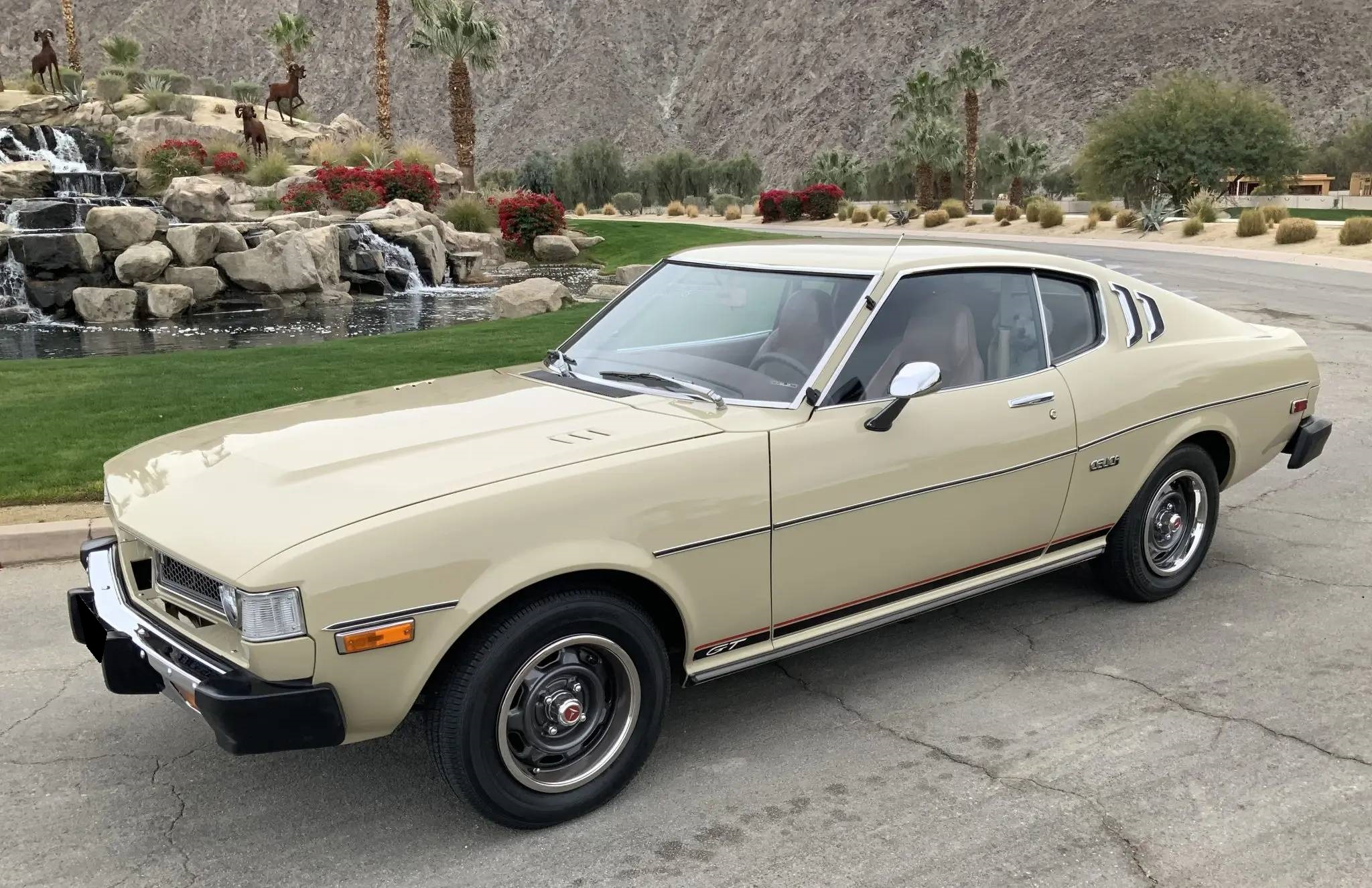 1976 Toyota Celica zu verkaufen – Beige japanisches Coupe mit Fünfgang