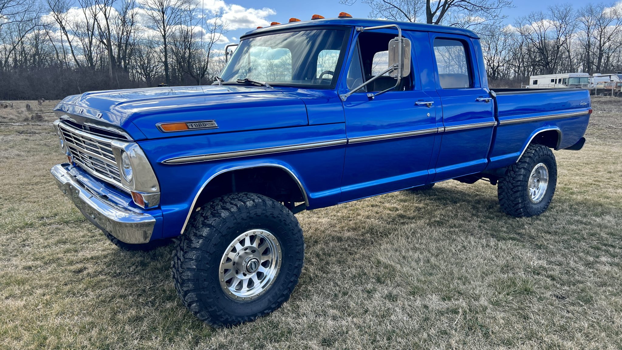 1969 Ford F-Series 1967-1972 à vendre – Pick-up Blue V8 390ci à quatre rapports