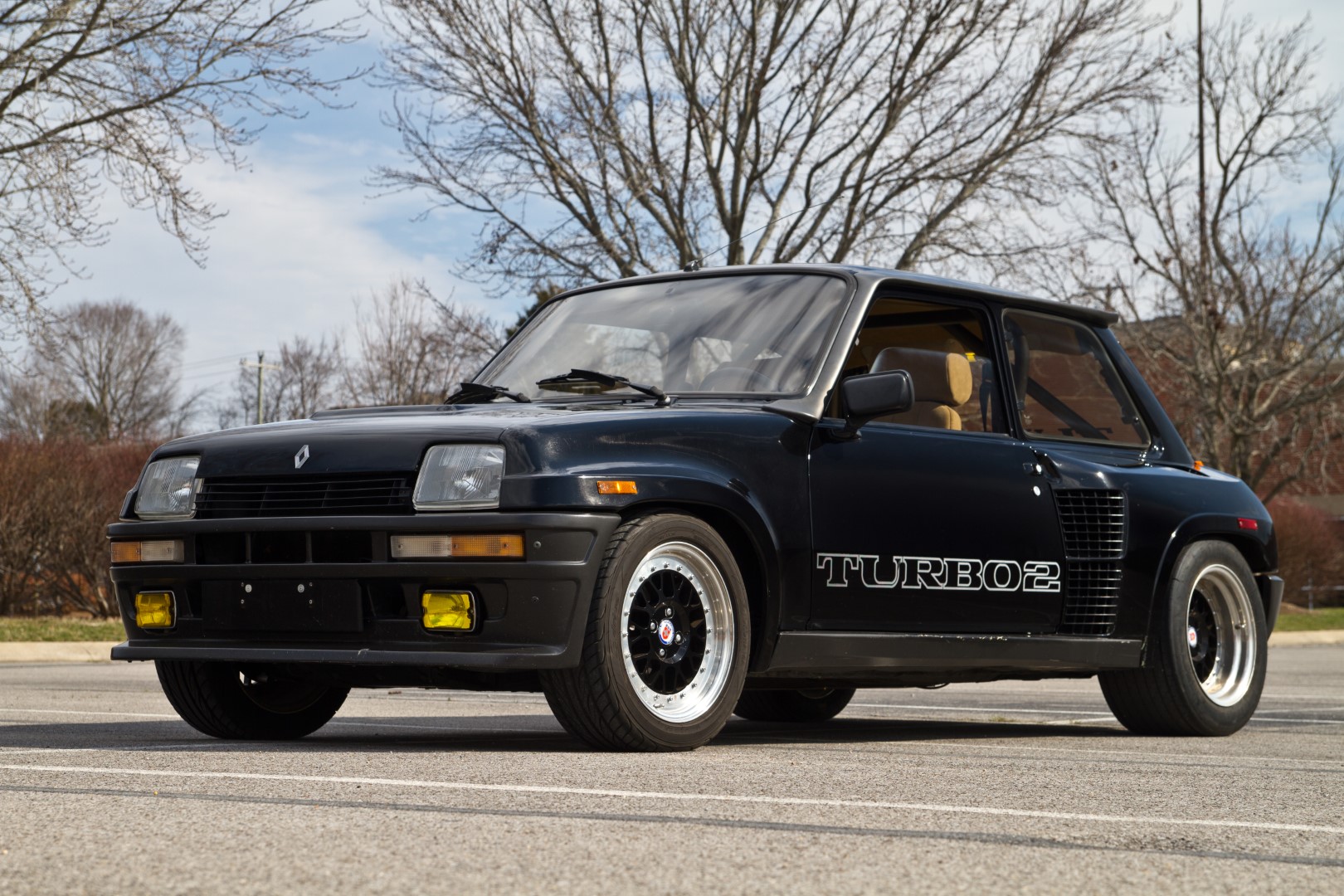 1985 Renault R5 Turbo zu verkaufen – Schwarze Mittelmotor-Rallyeikone