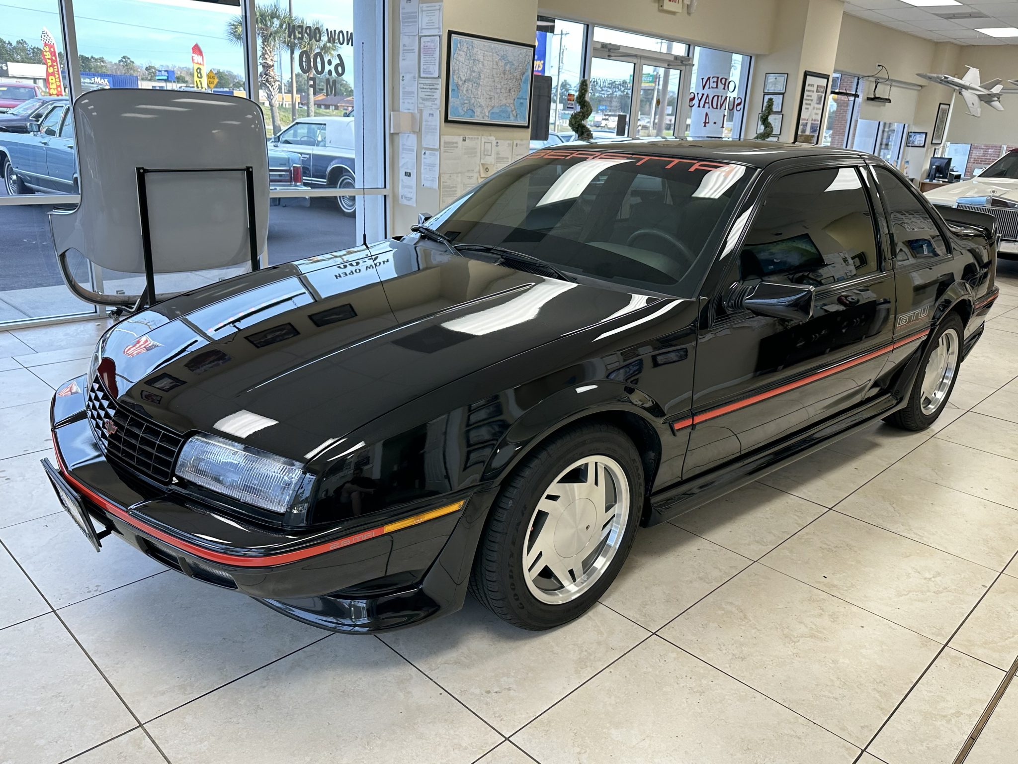 1989 Chevrolet Beretta GTU 5-Speed à vendre – Coupé V6 noir