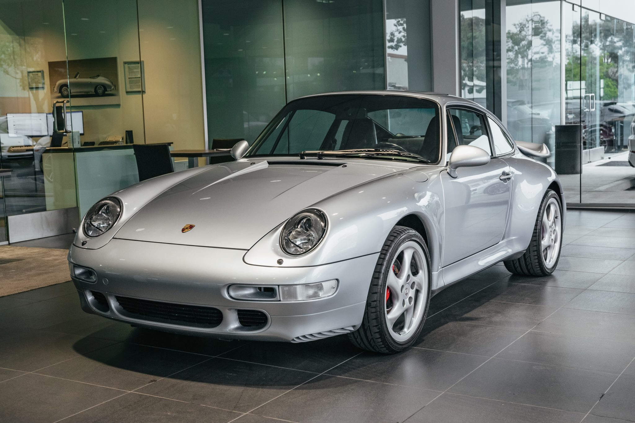 1996 Porsche 993 Turbo à vendre – Biturbo intégrale Polar Silver