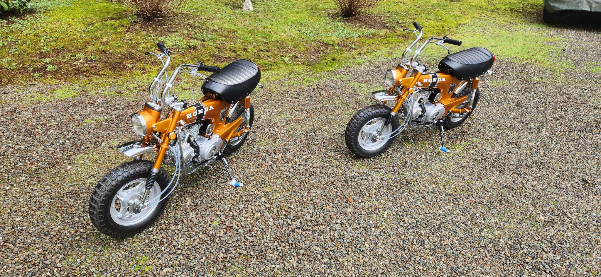 1970 Honda CT70 for Sale – Pair of Gold Three-Speed Minibikes