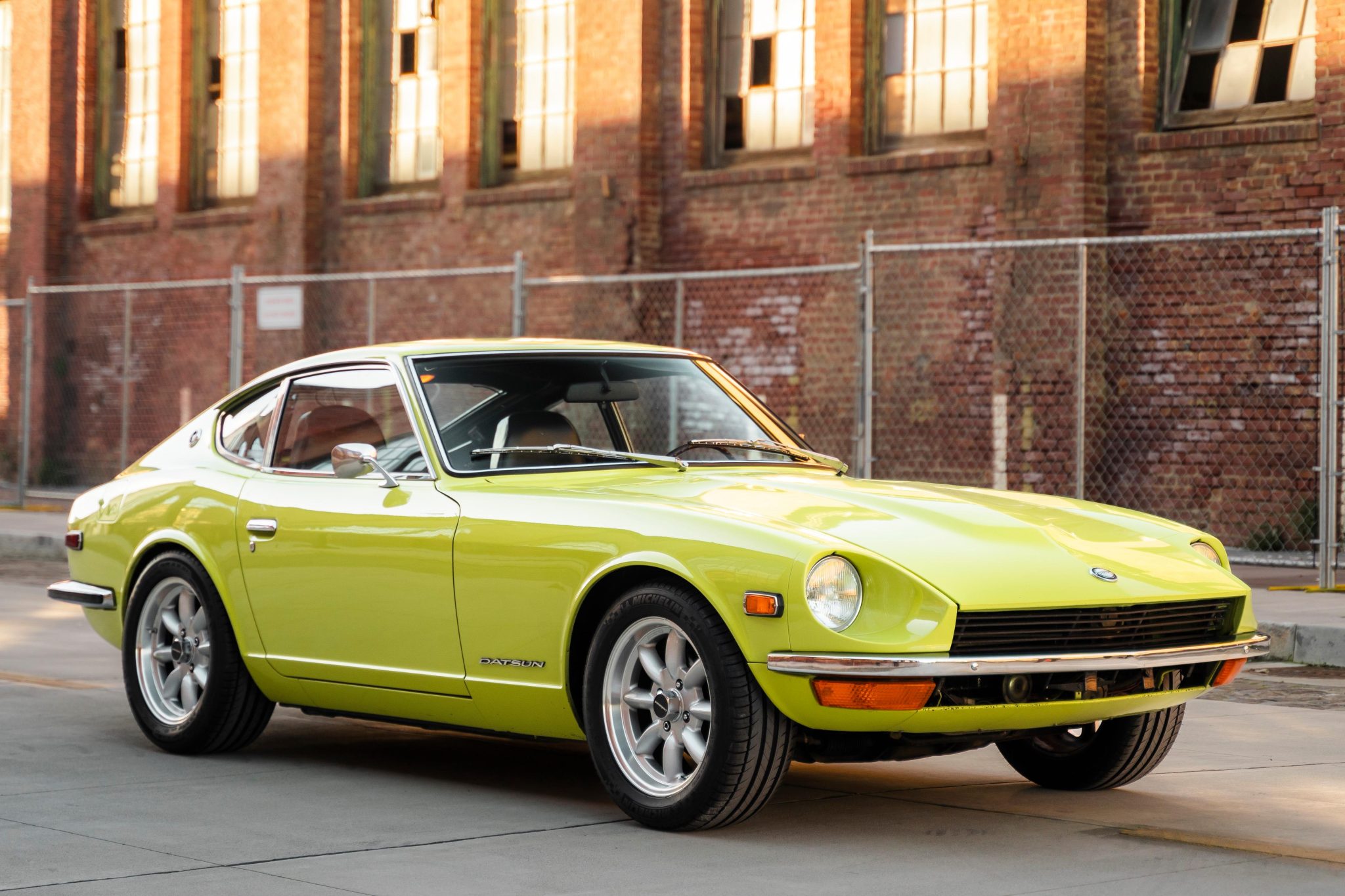 1973 Datsun 240Z à vendre – Rebello 2,7 litres Lime Yellow