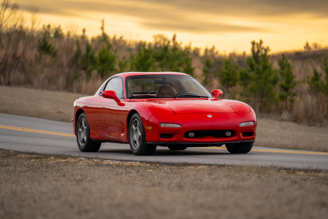 1993 Mazda RX-7 FD zu verkaufen – Biturbo-Rotary in Vintage Red